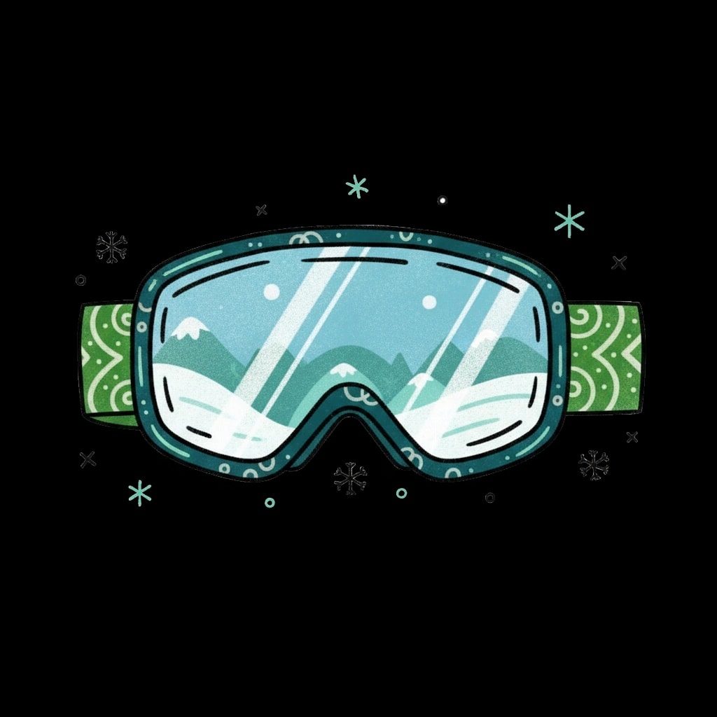 Mirrored Ski Goggles