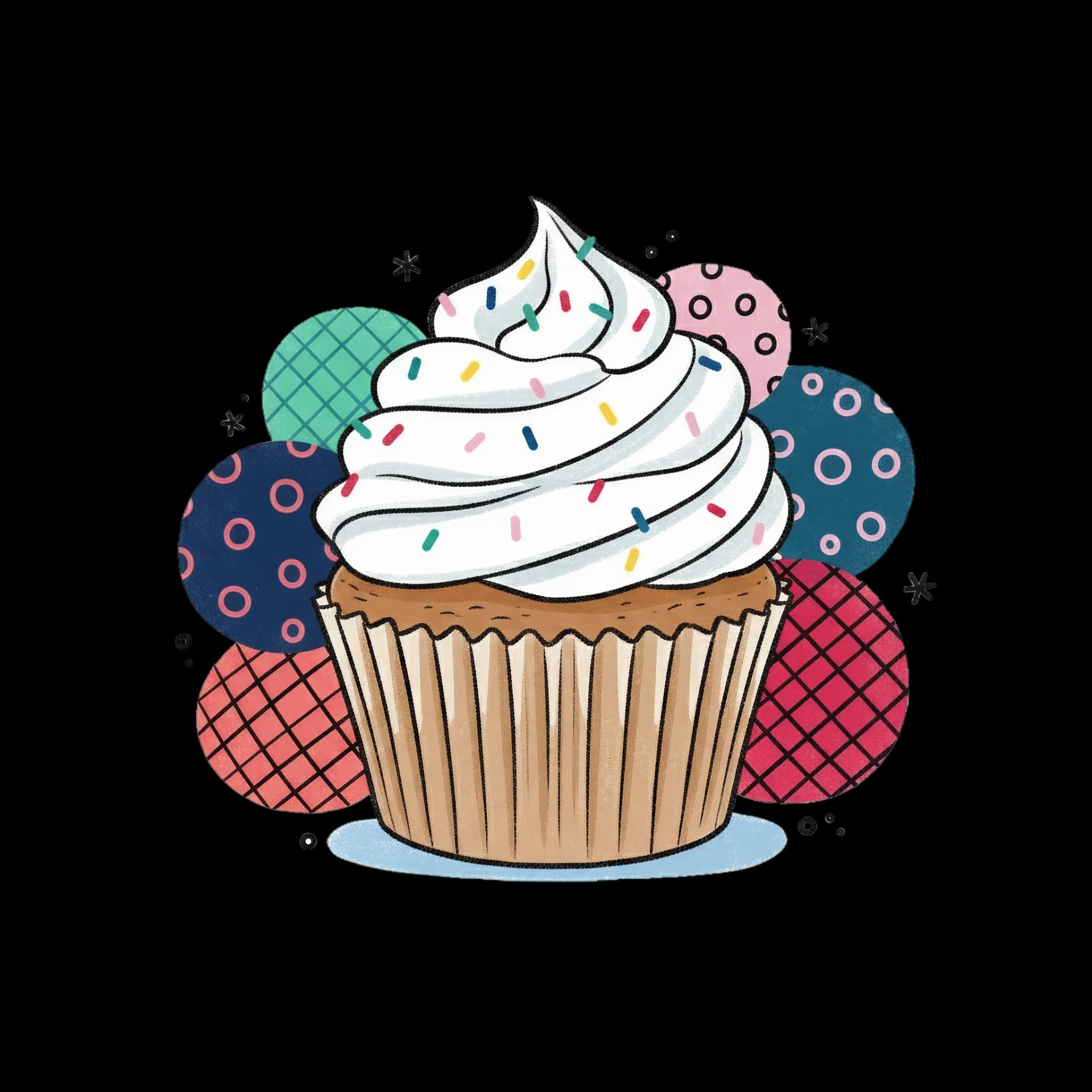 Colorful Cupcake