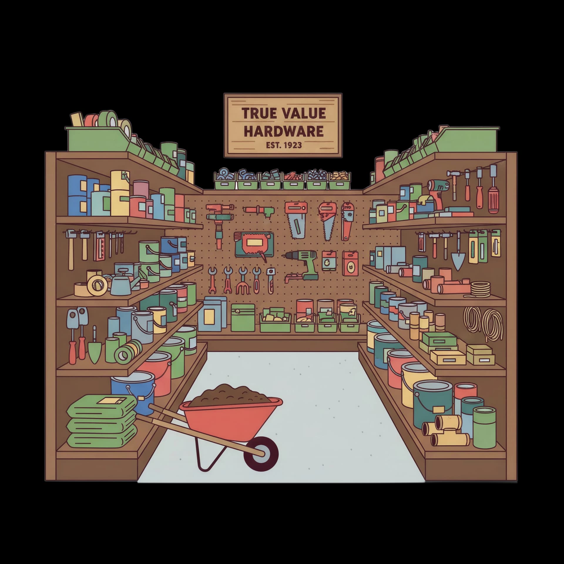 Hardware Store Aisle