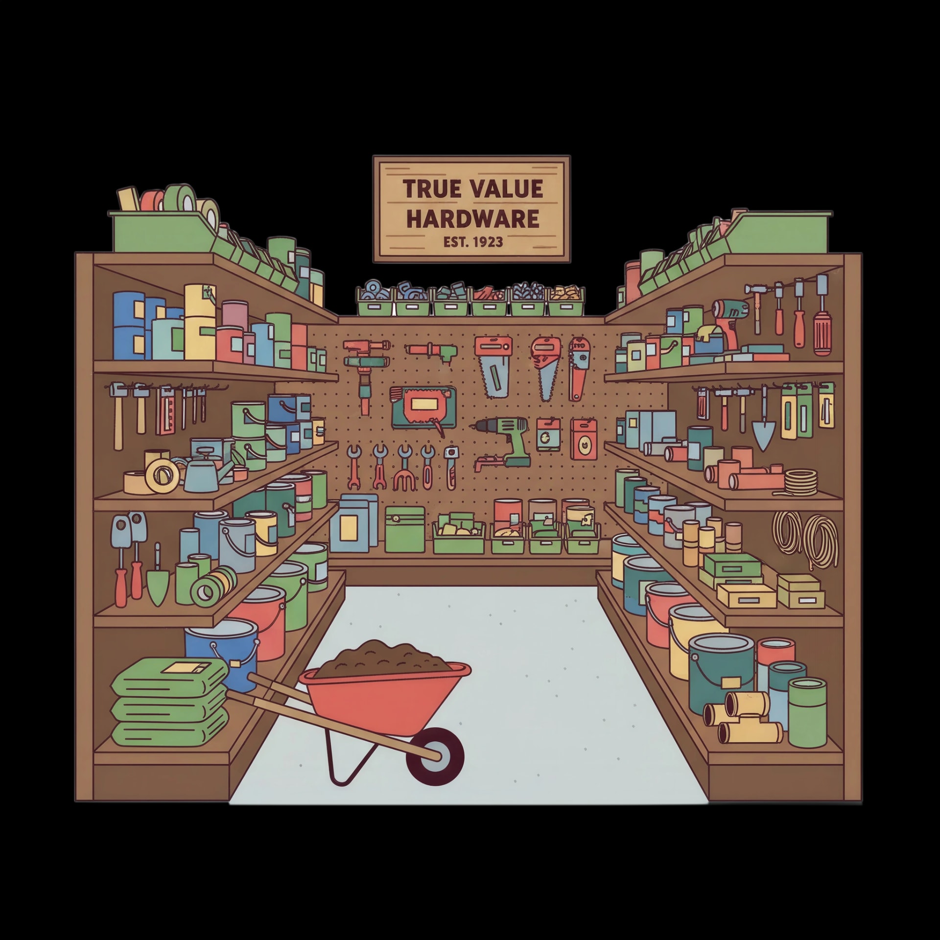 Hardware Store Aisle