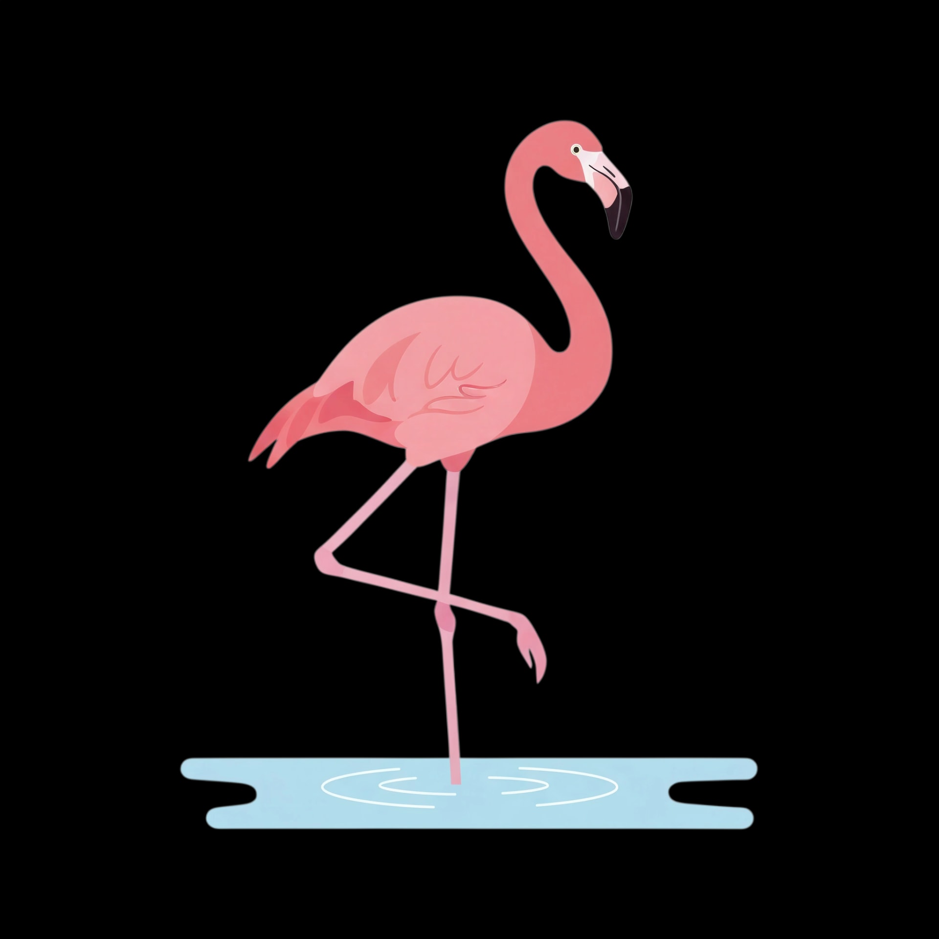 Graceful Flamingo