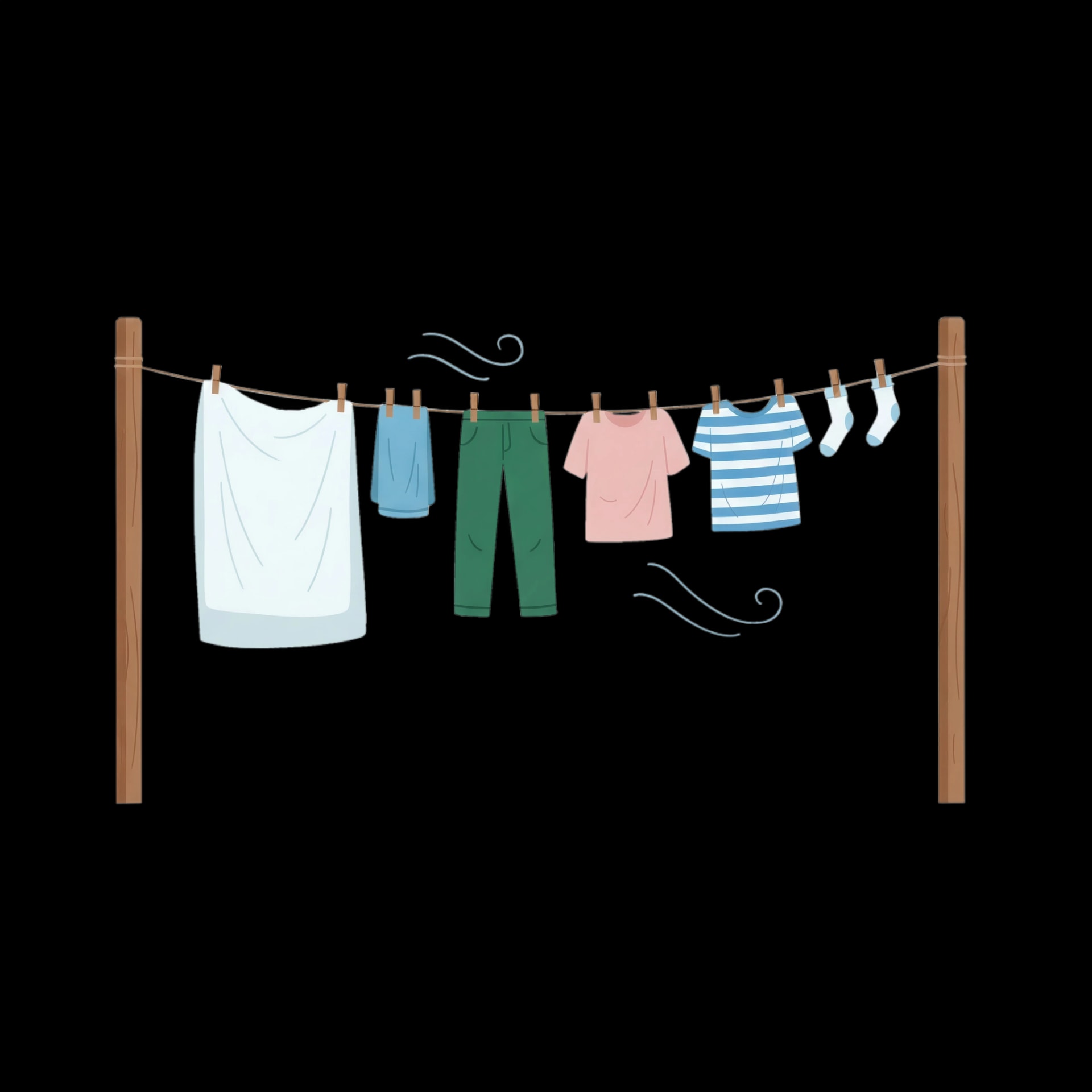 Air Drying Clothes