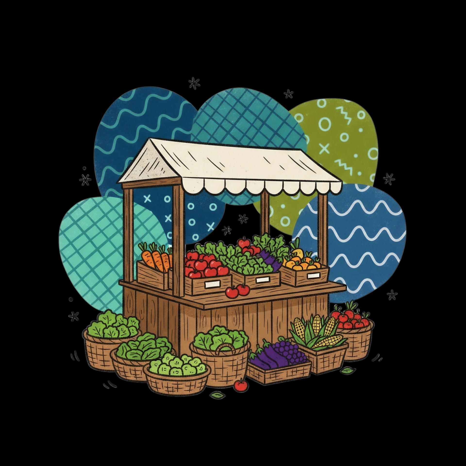 Farmers Market Stall