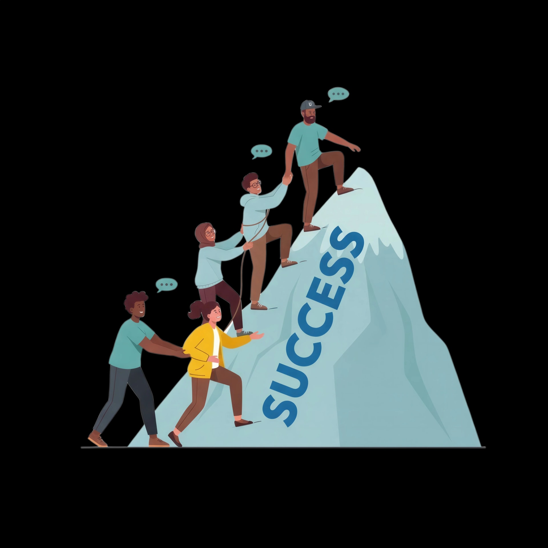 Climbing Success Mountain