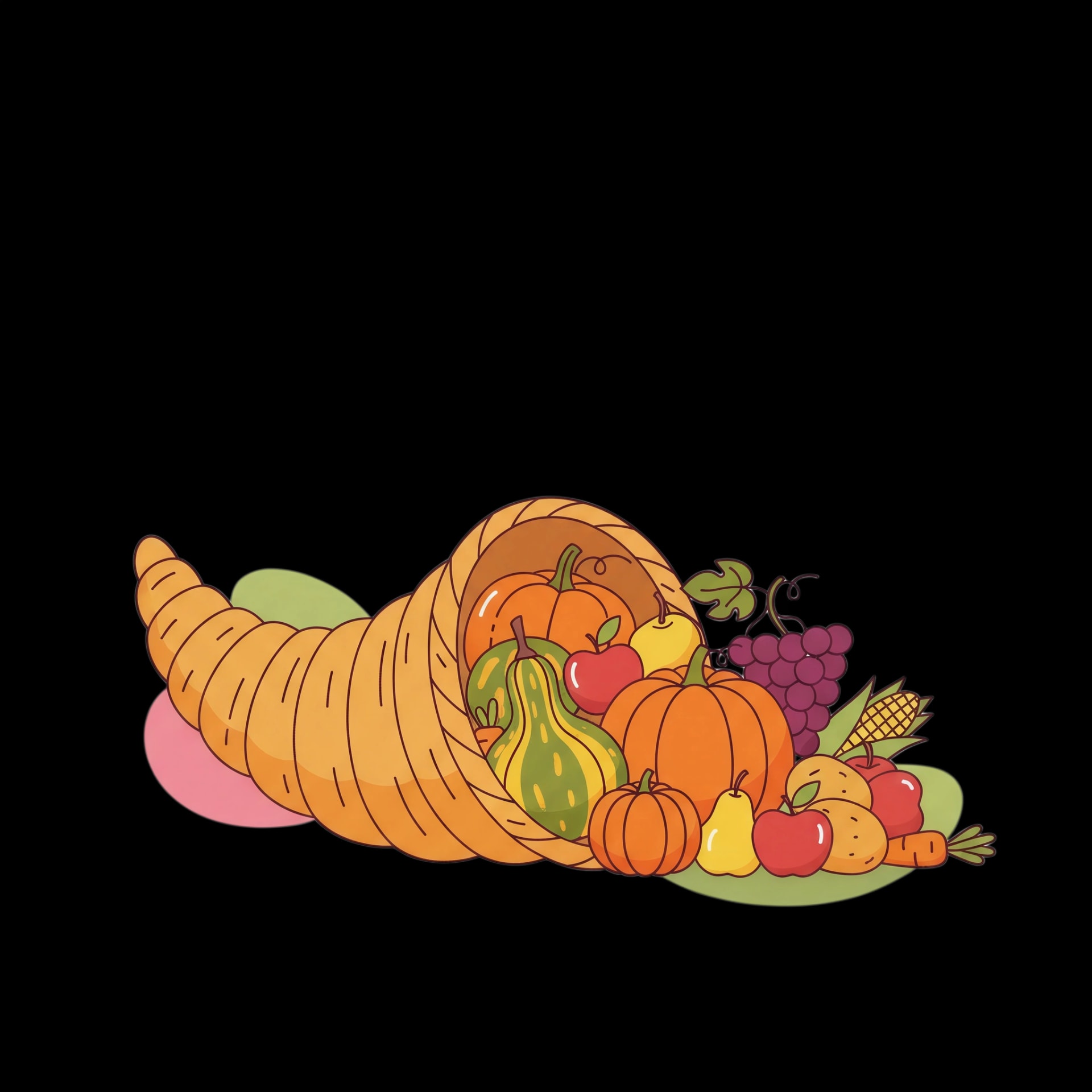 Overflowing Harvest Cornucopia