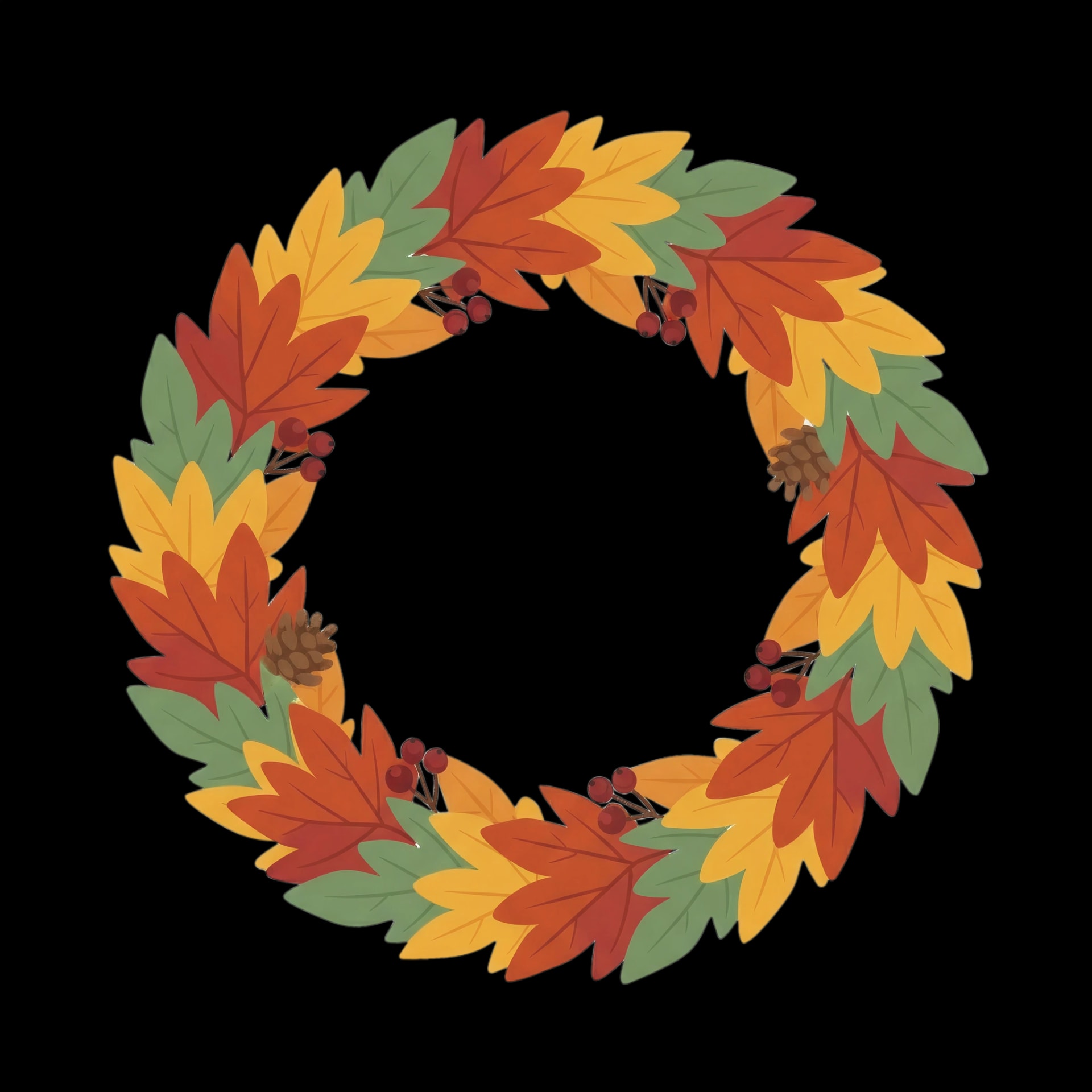 Festive Autumn Wreath