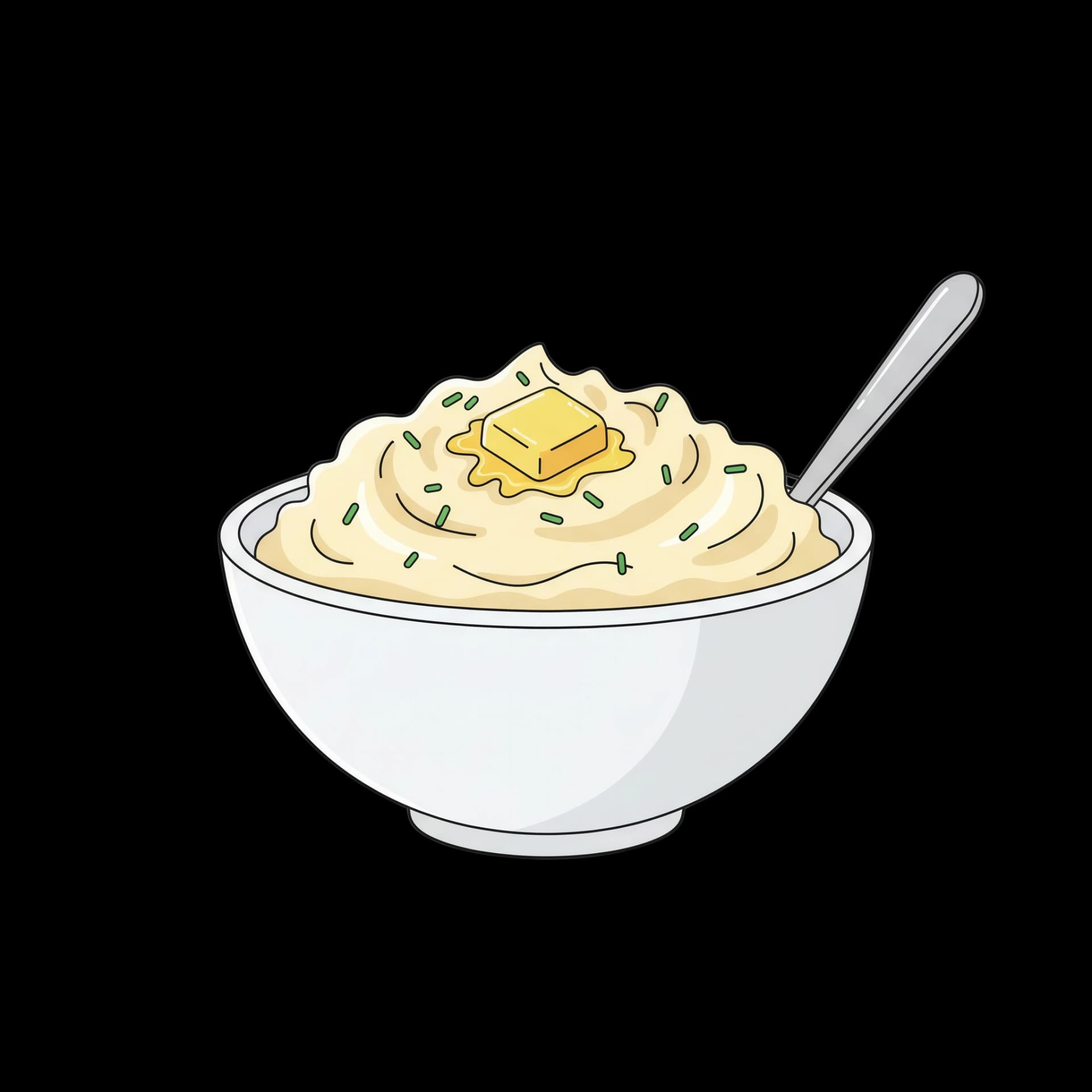 Bowl of Mashed Potatoes