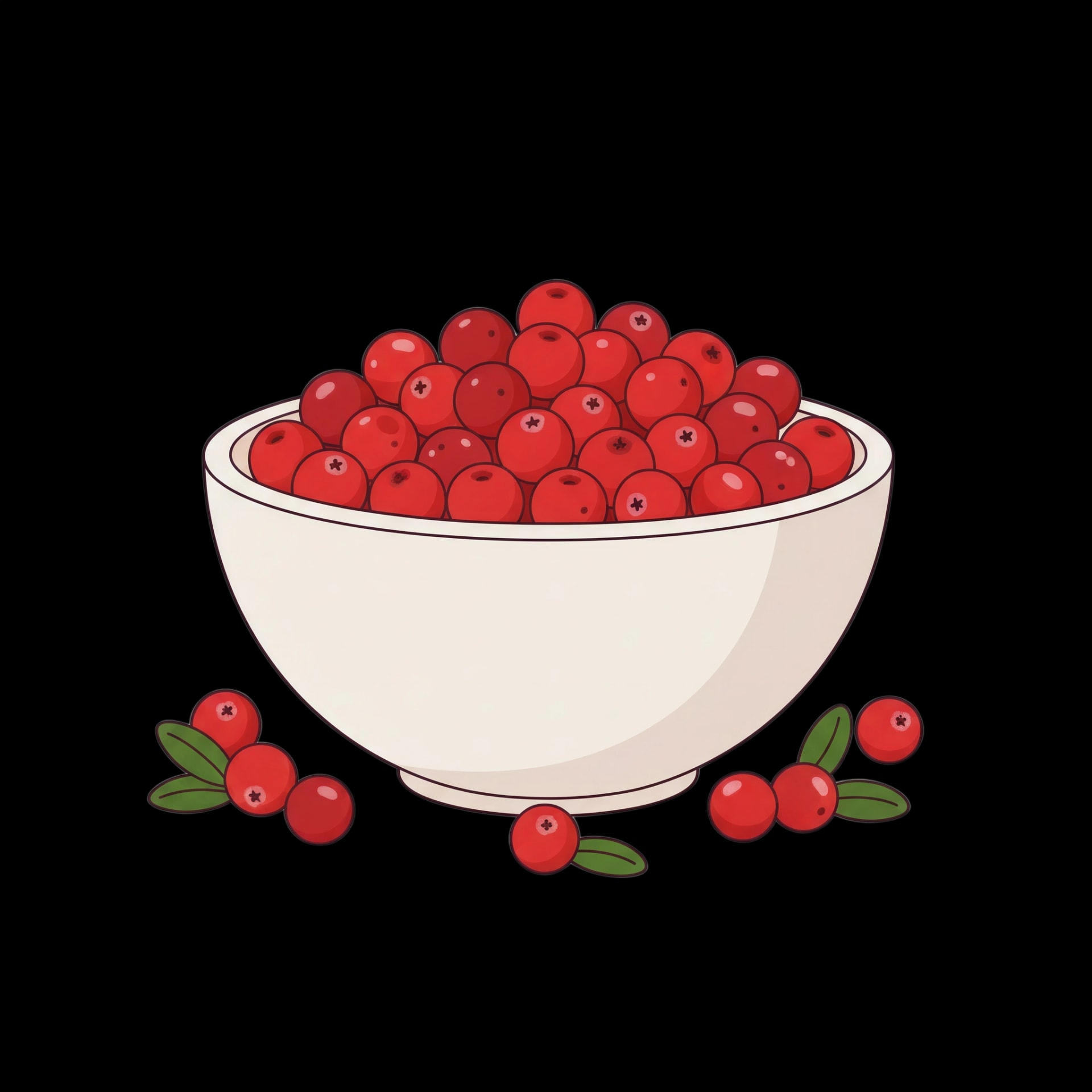 Bowl of Cranberries