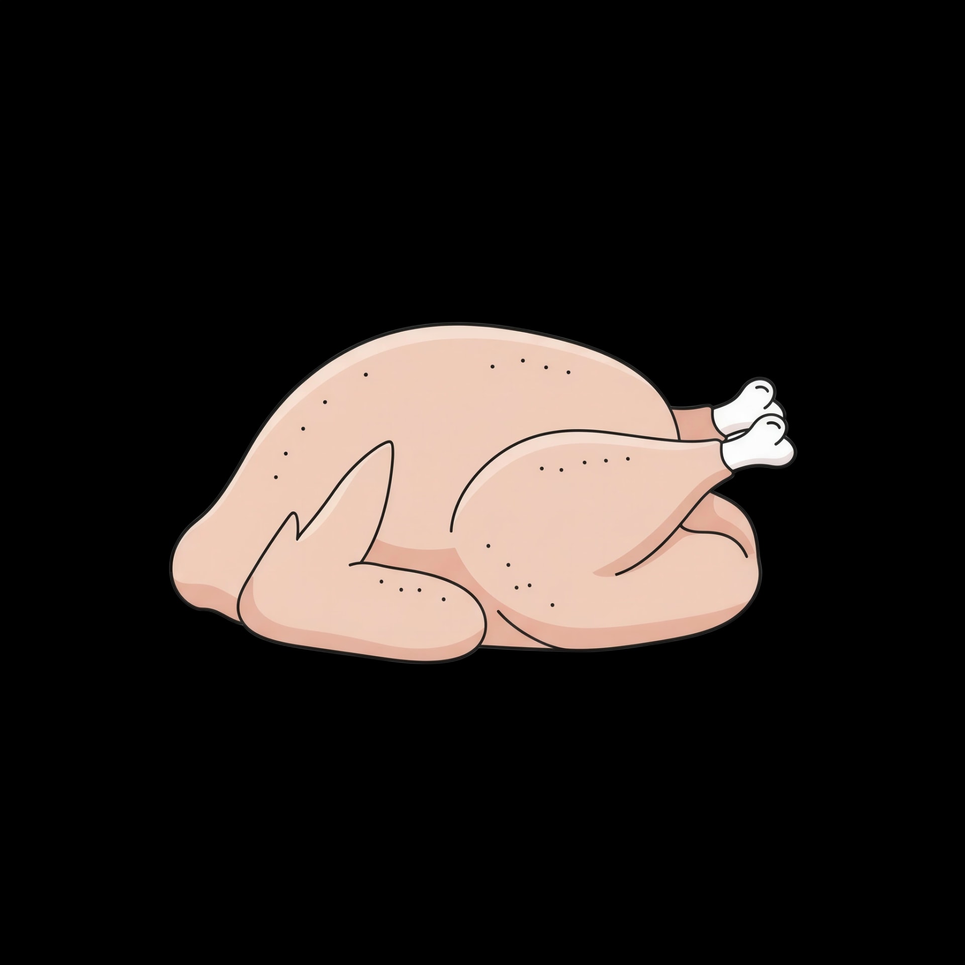 Raw Thanksgiving Turkey