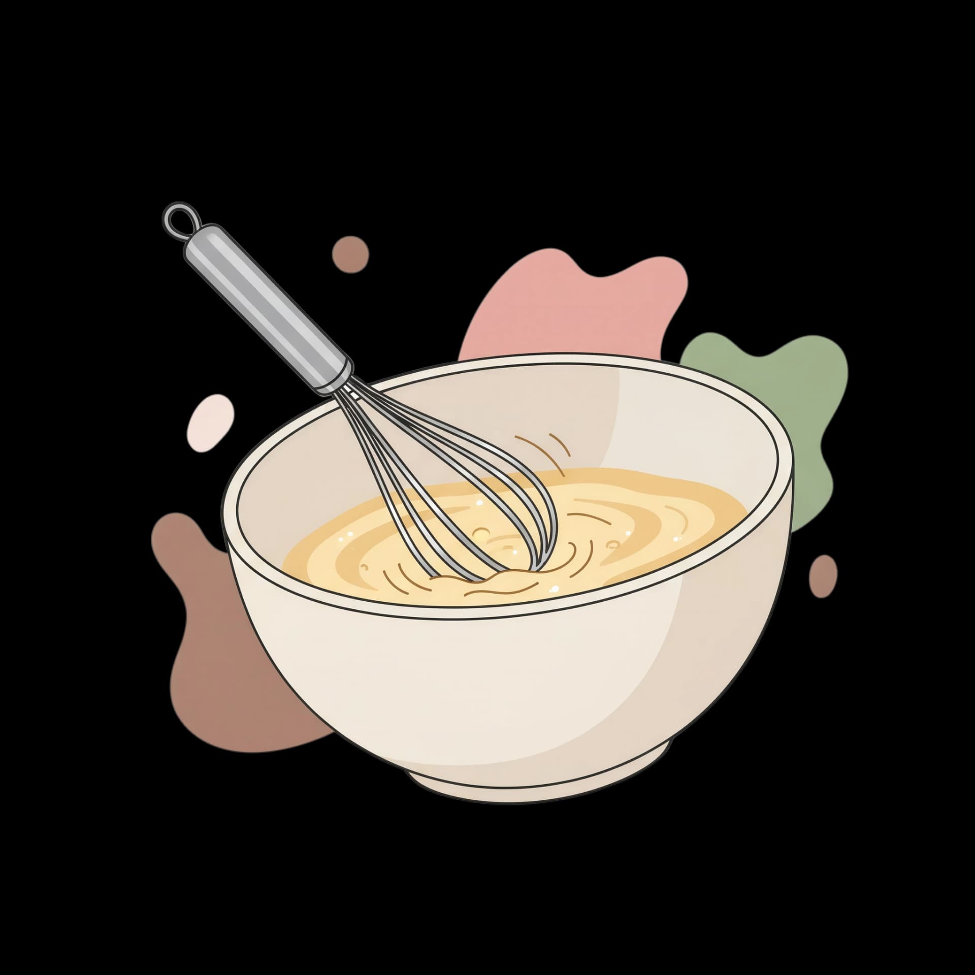 Whisk and Mixing Bowl