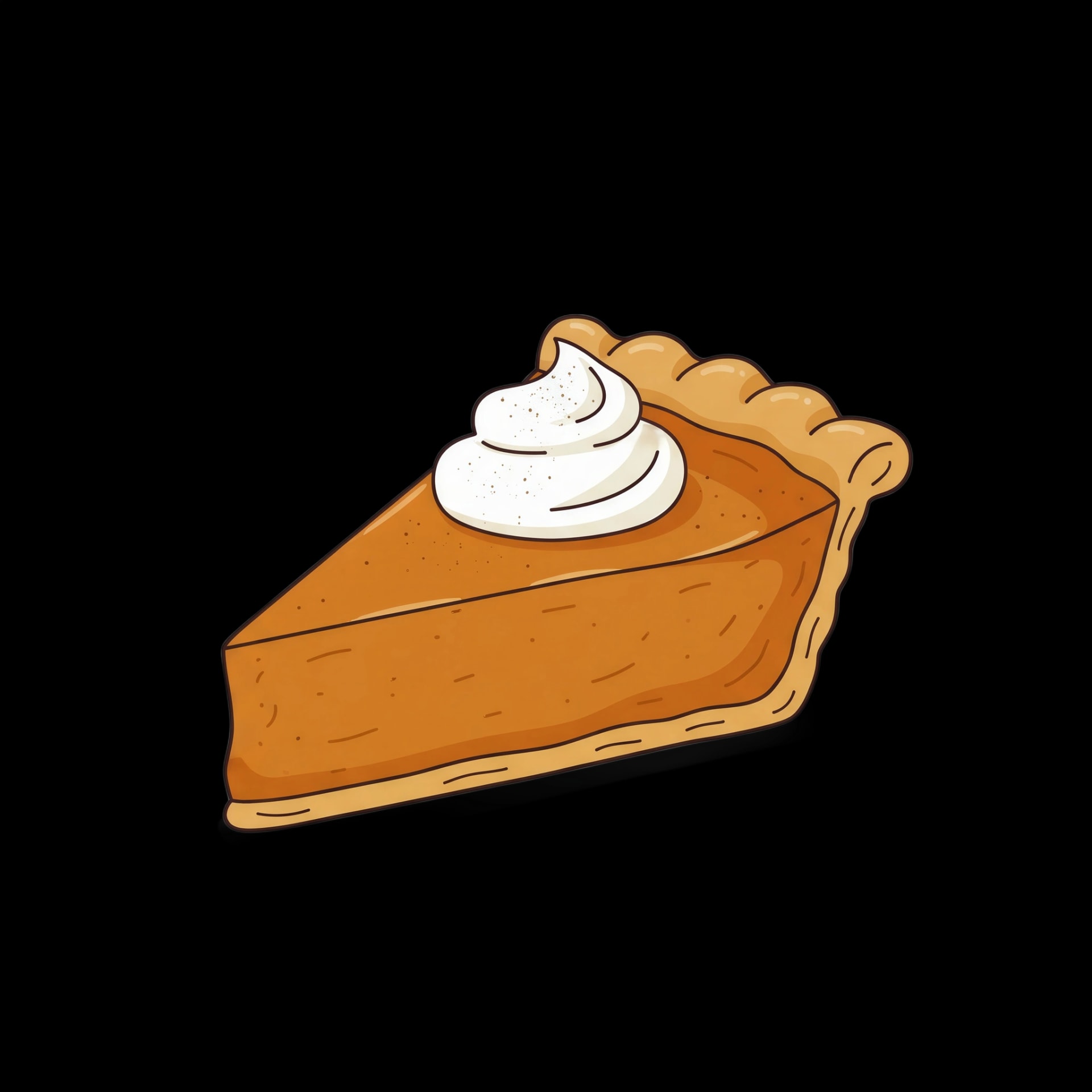 Pumpkin Pie Slice