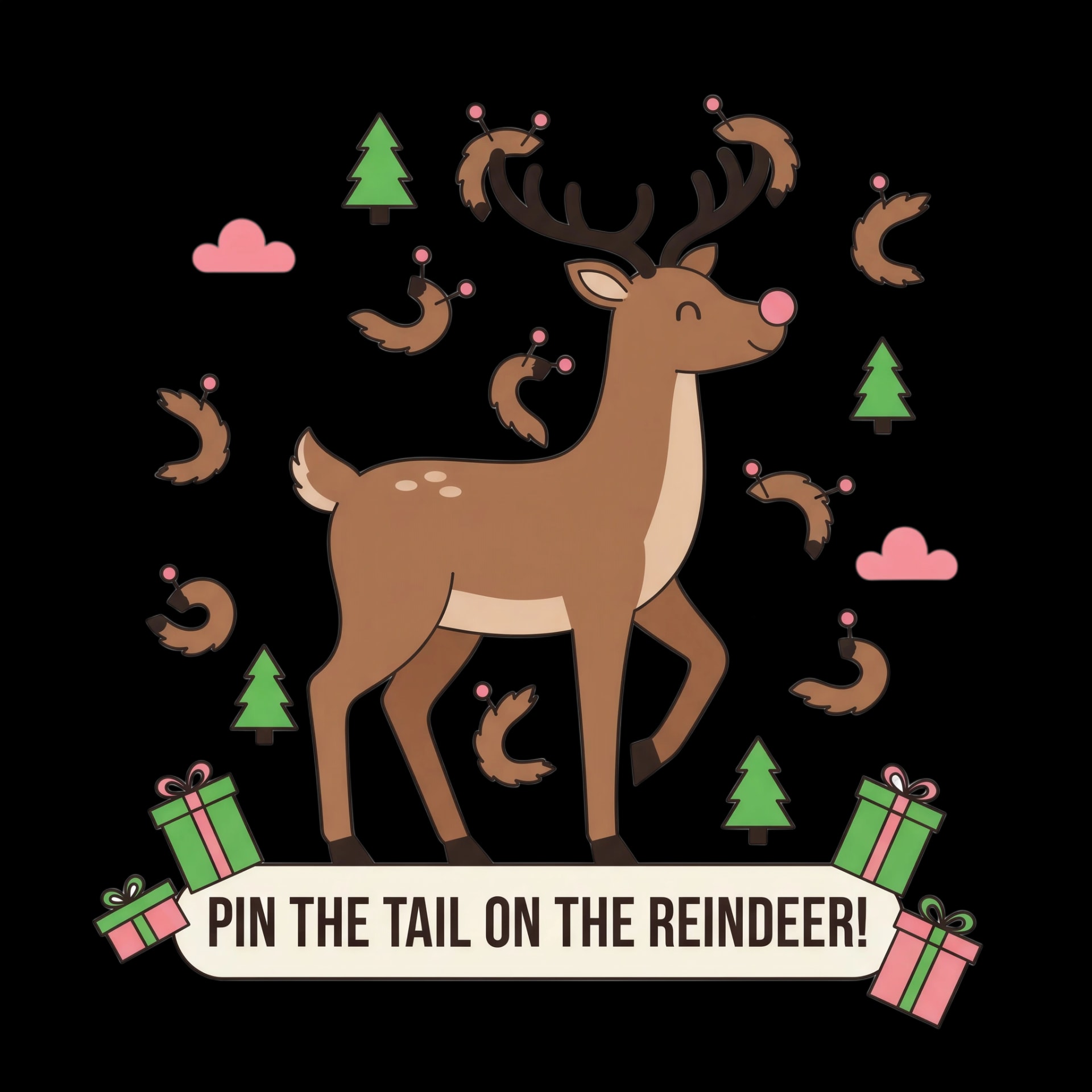 Pin the Reindeer Game