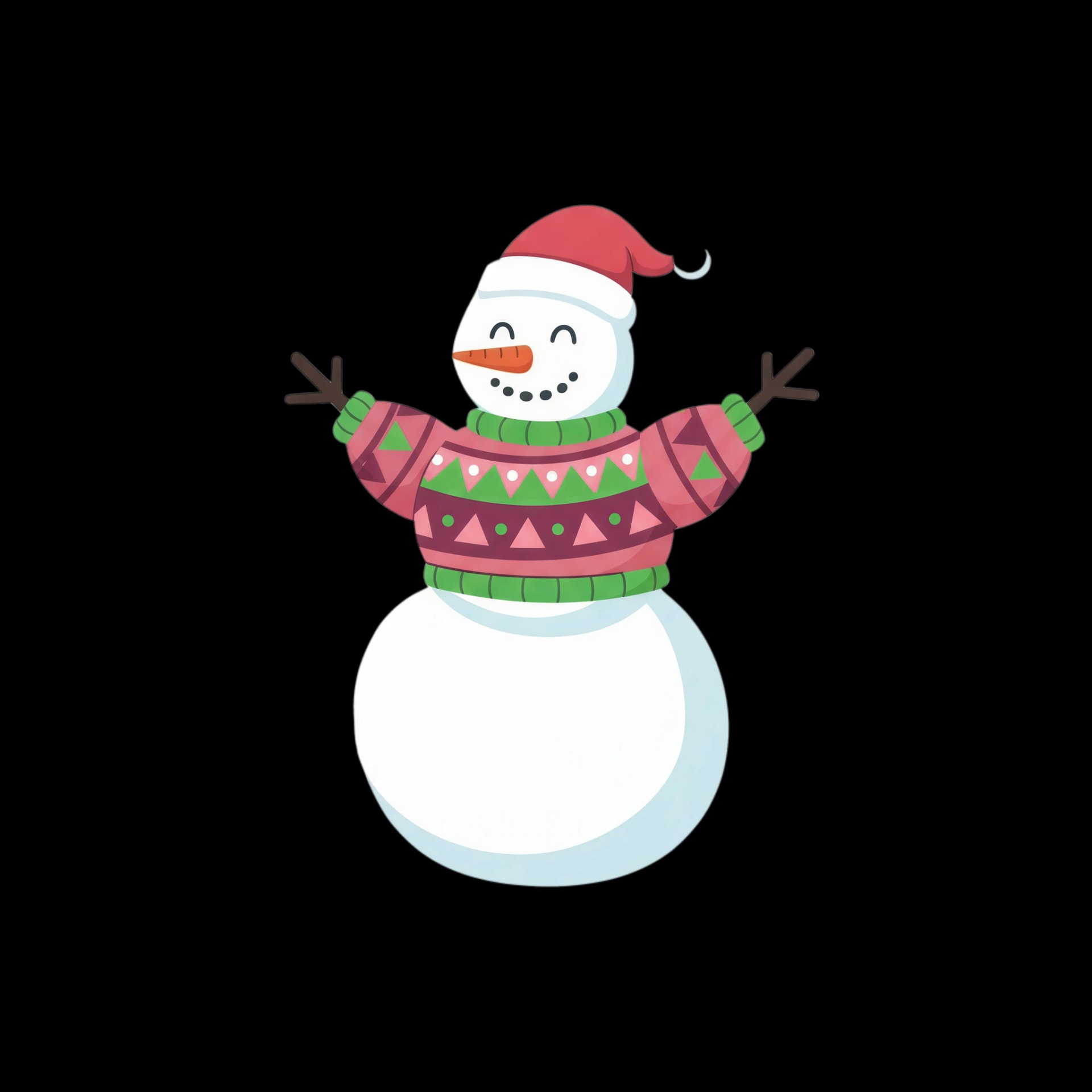 Ugly Sweater Snowman