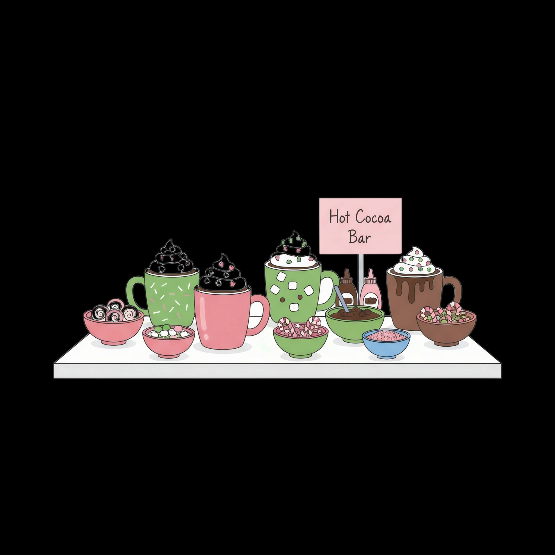 Festive Hot Cocoa Bar