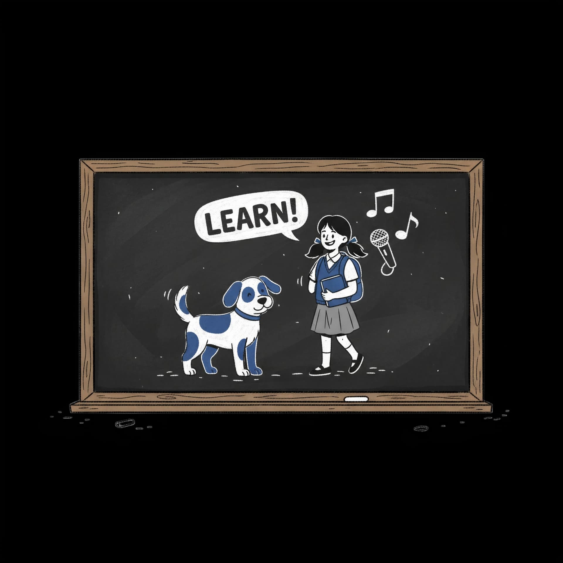 Creative Chalkboard Drawing