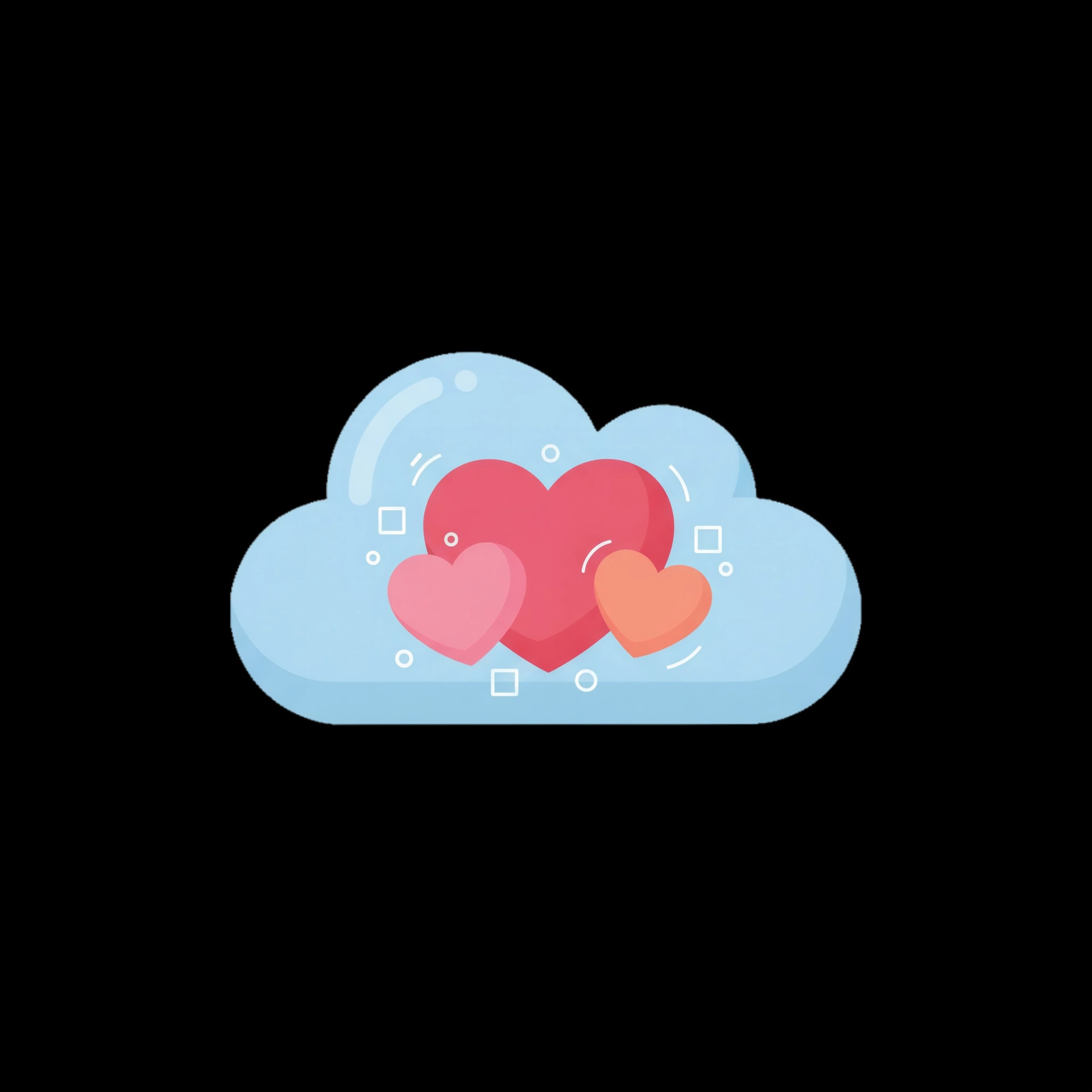 Cloud Storage Hearts