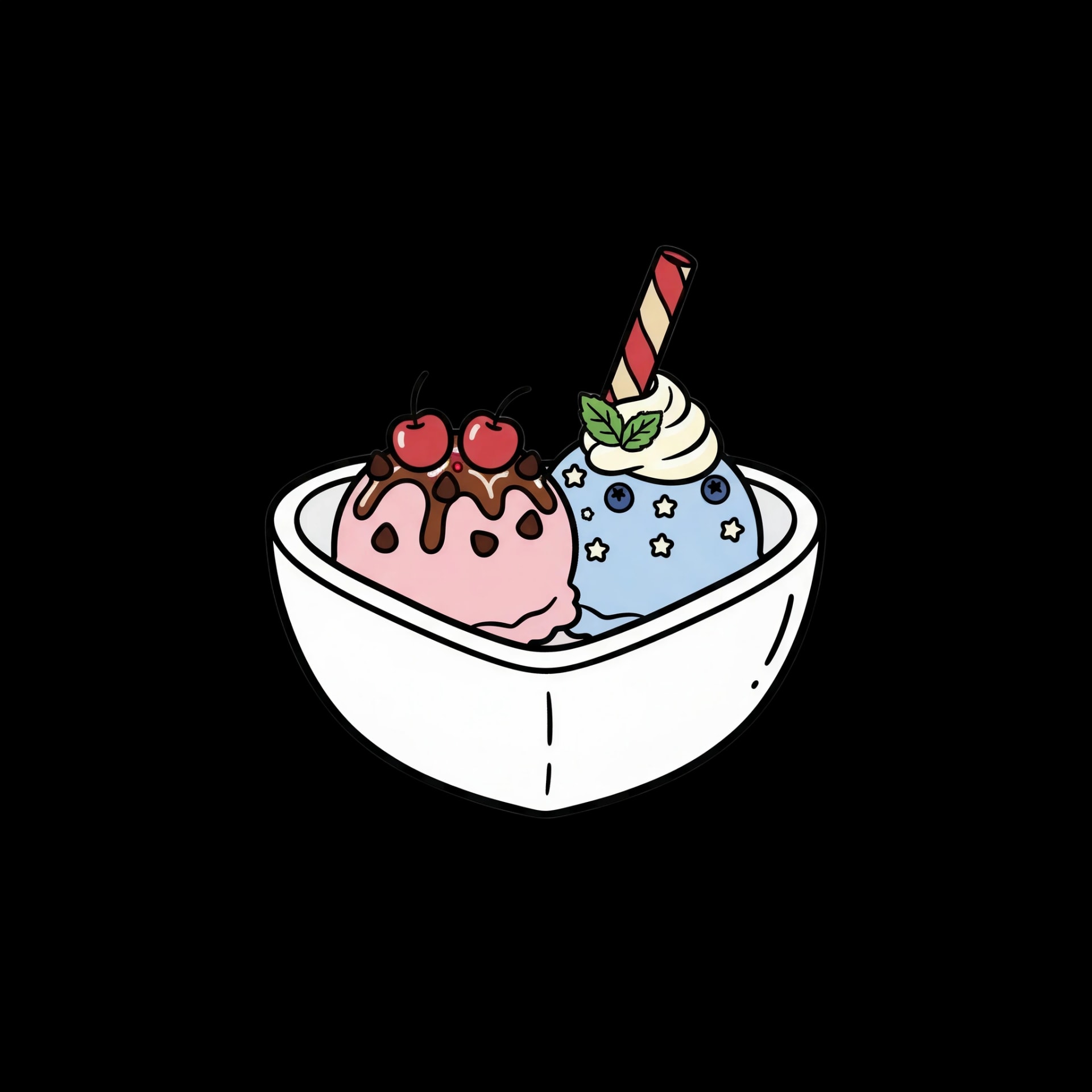 Heart Bowl Ice Cream