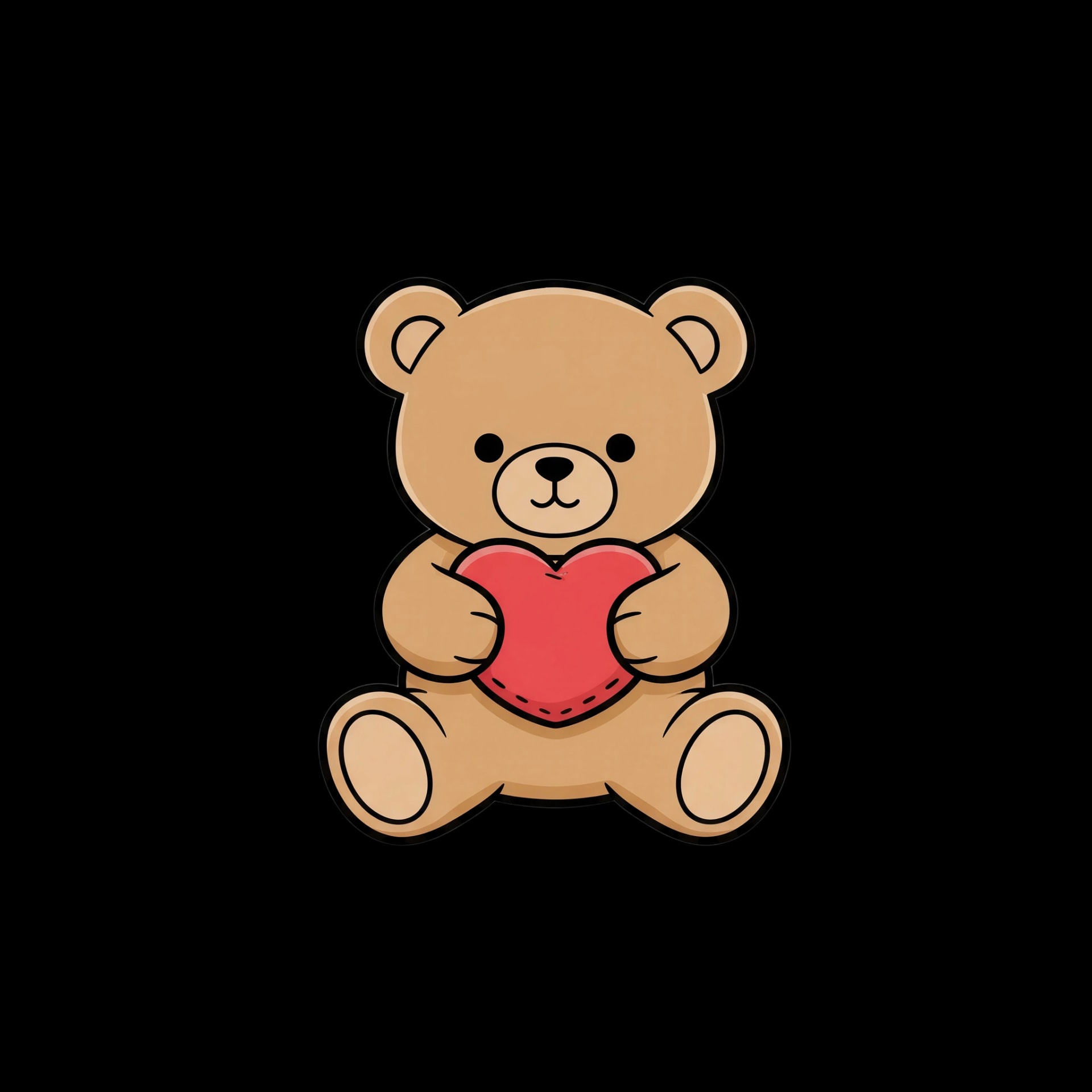 Cuddly Bear with Heart