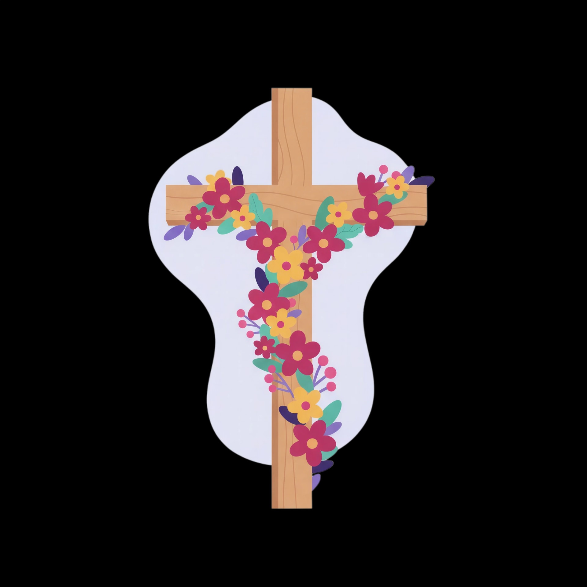 Floral Cross