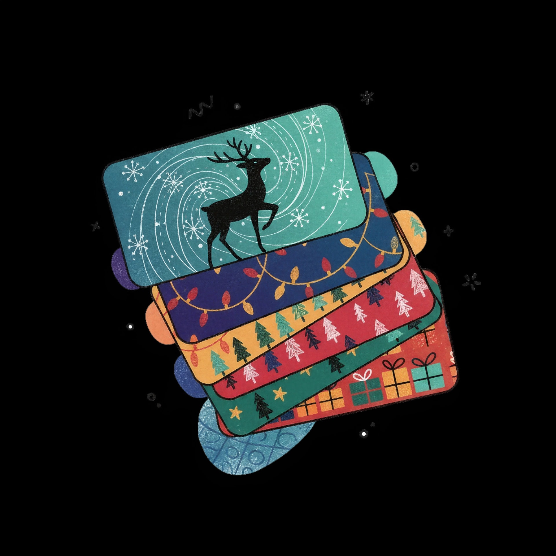 Stack of E-Gift Cards