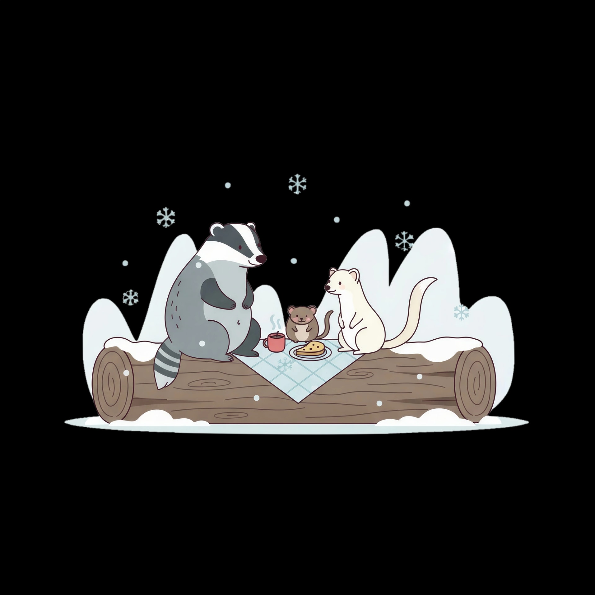 Winter Forest Picnic