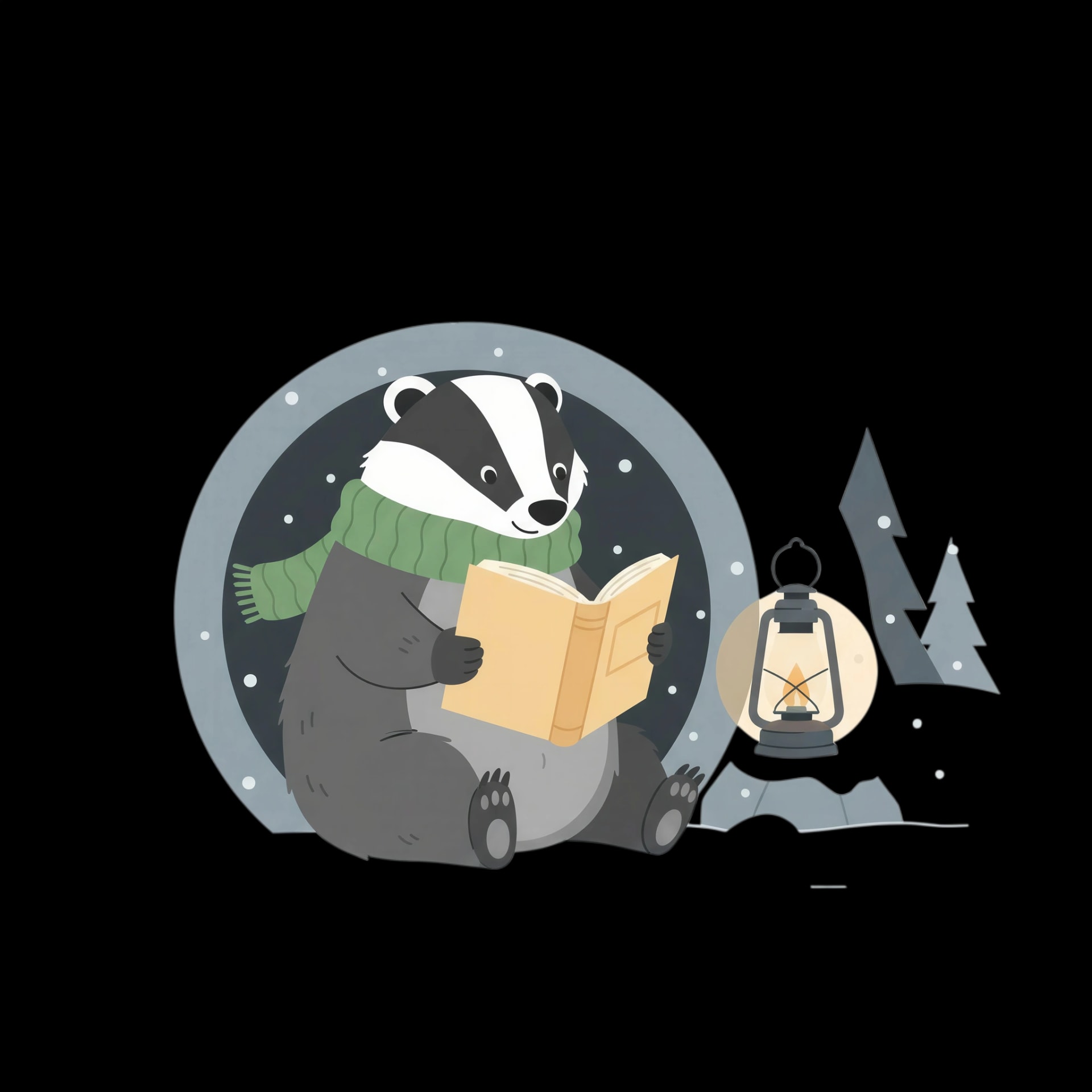 Cozy Badger Reader