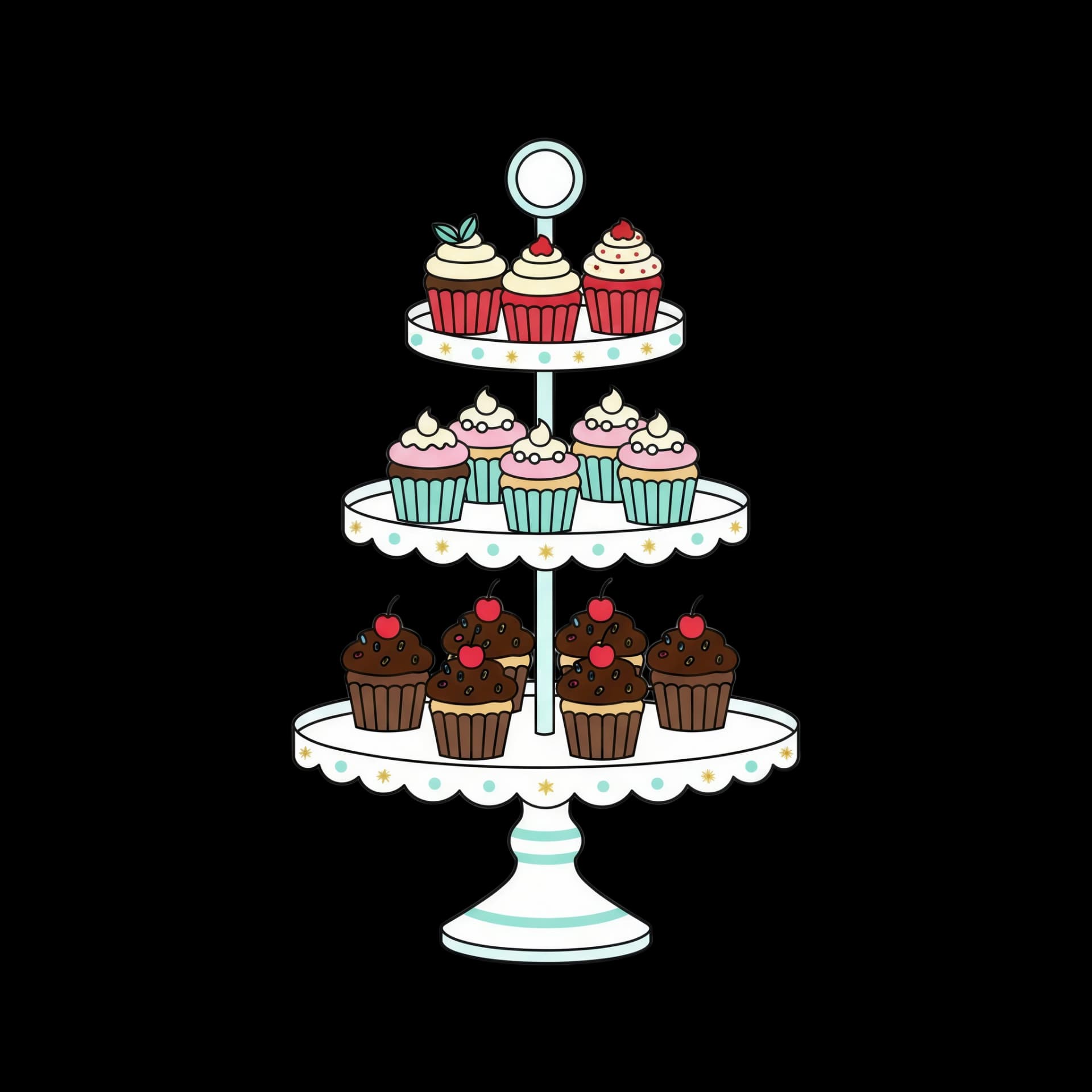 Festive Cupcake Stand