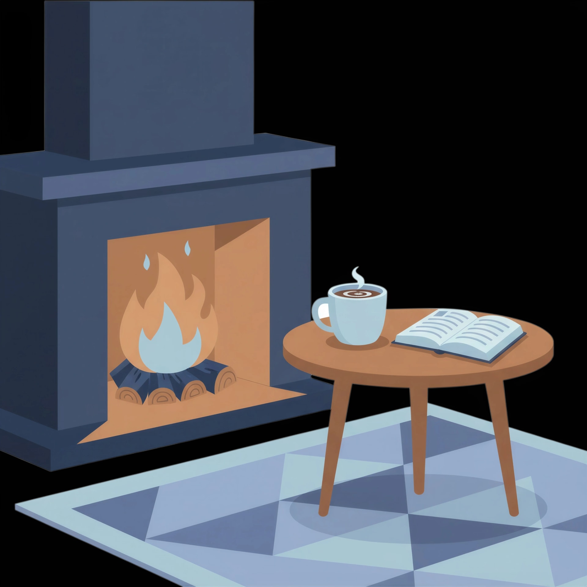 Cozy Fireplace Comfort