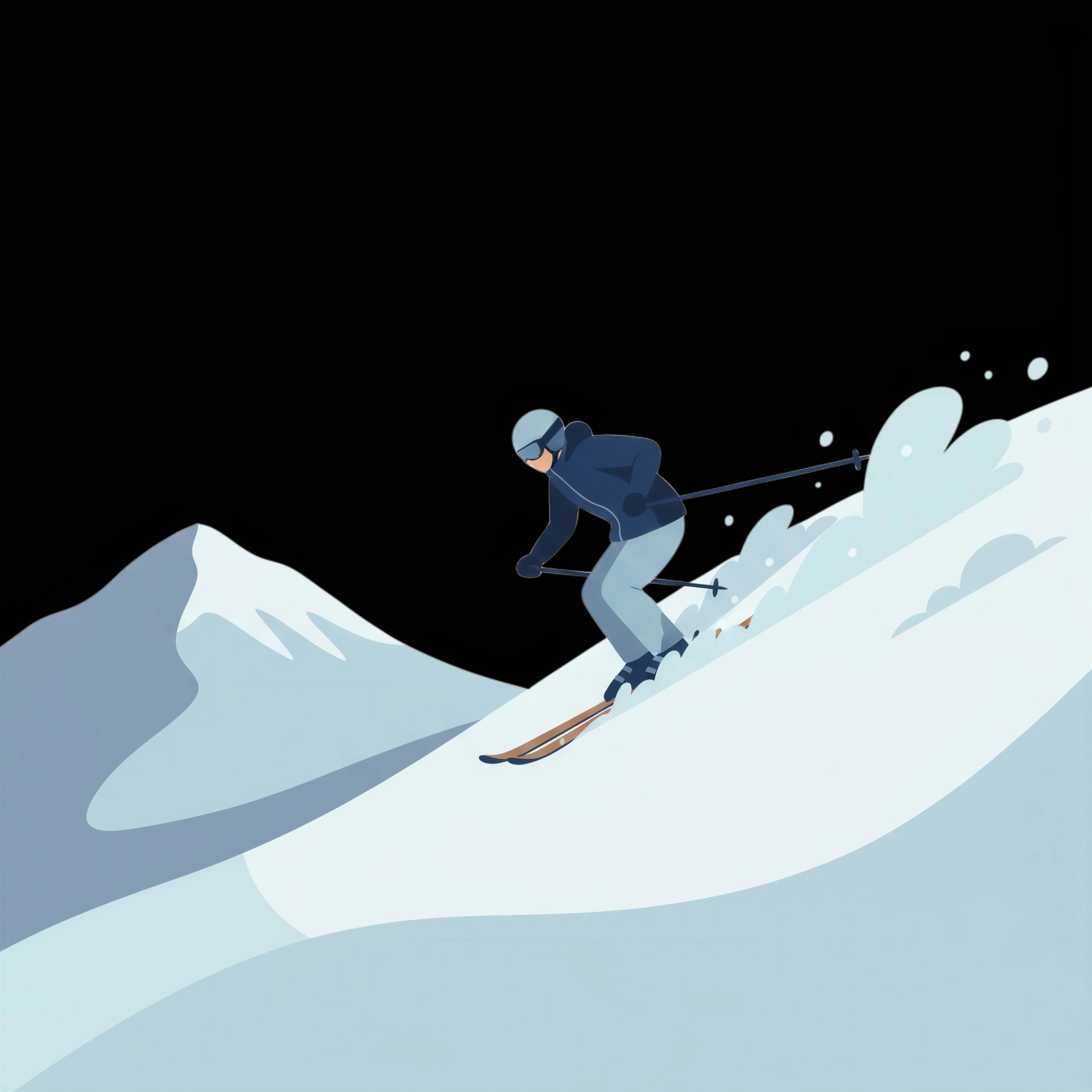 Downhill Skiing Adventure