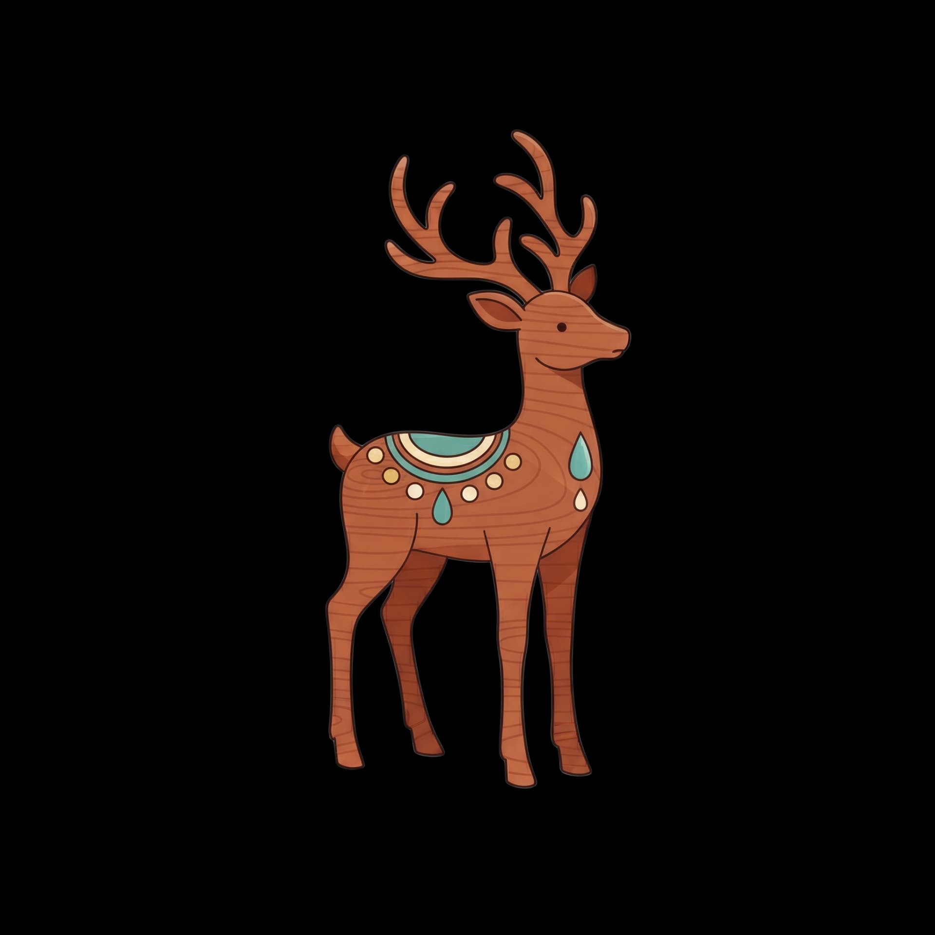 Elegant Reindeer Figurine