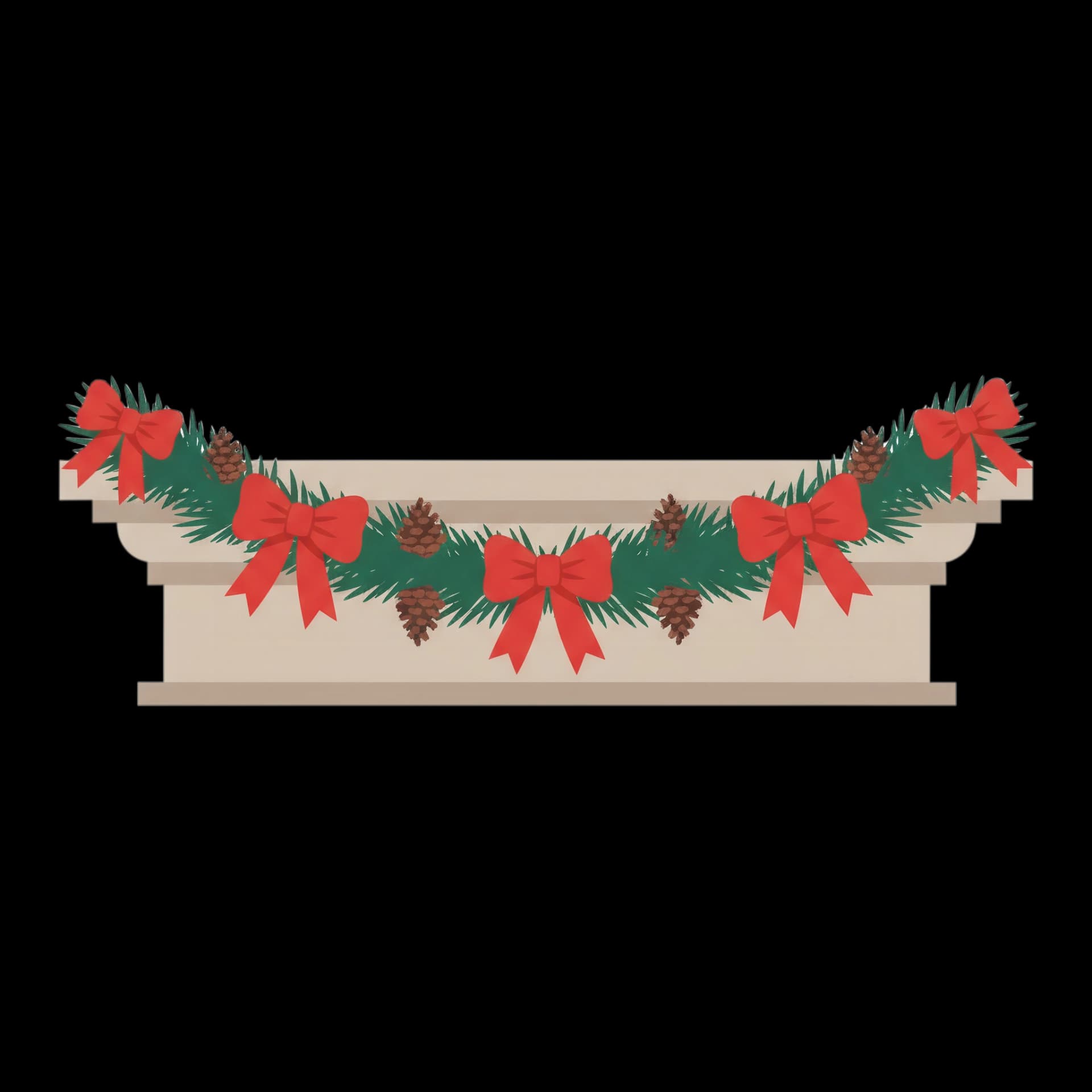 Festive Evergreen Garland
