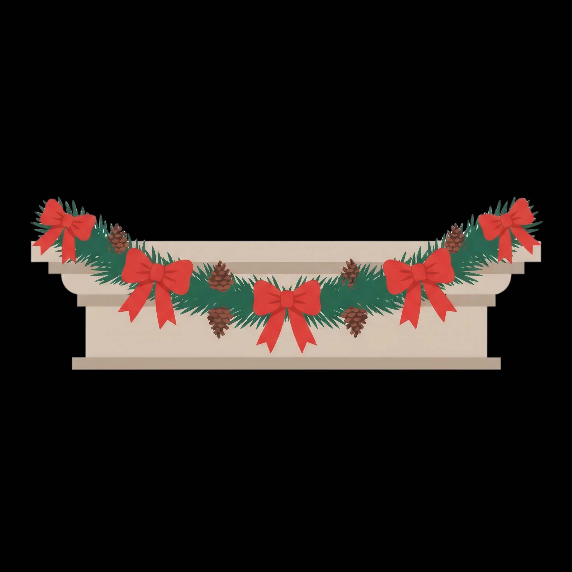 Festive Evergreen Garland