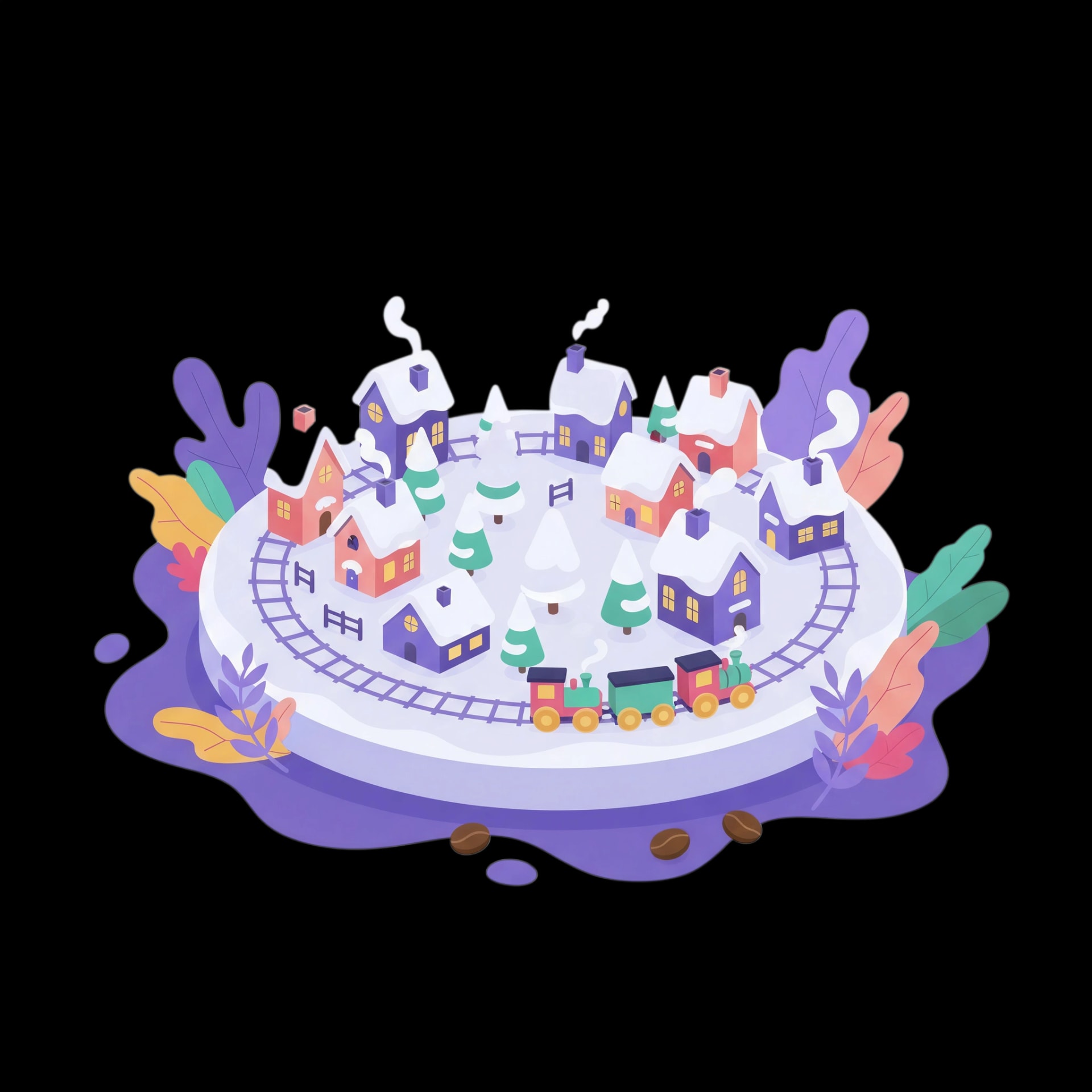 Holiday Toy Train Game