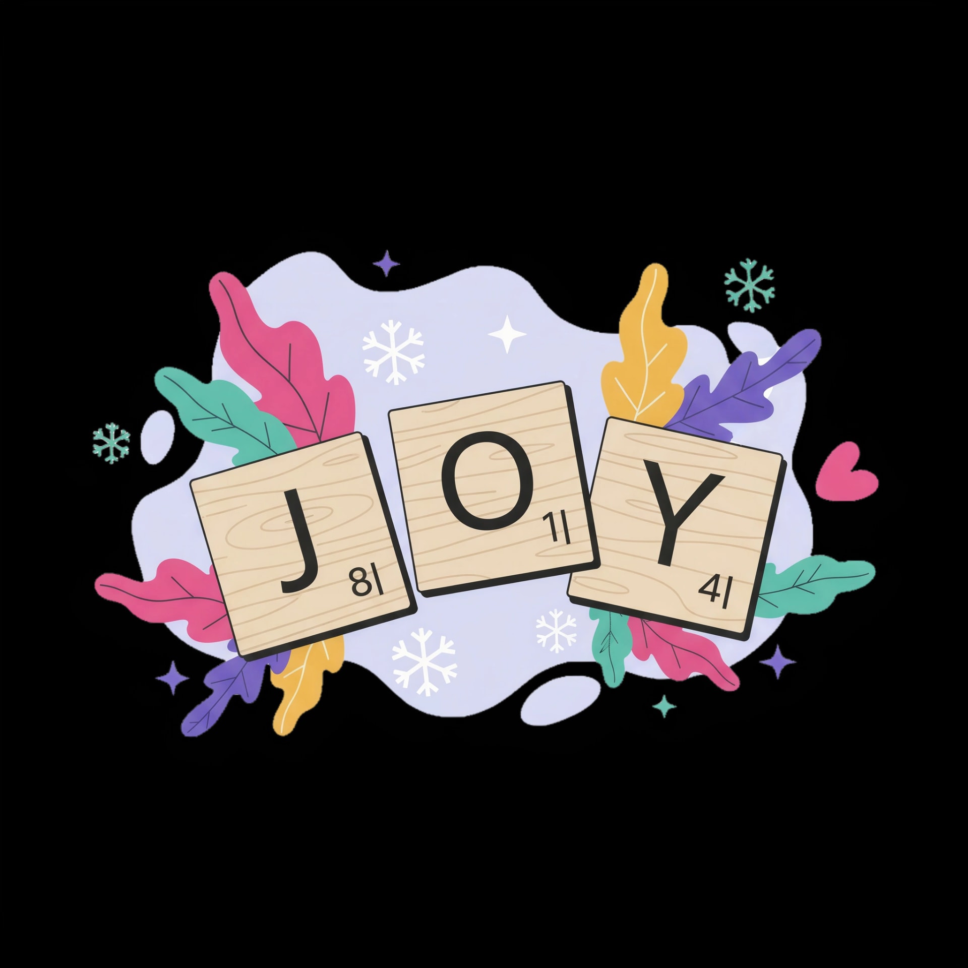 Festive Scrabble Word