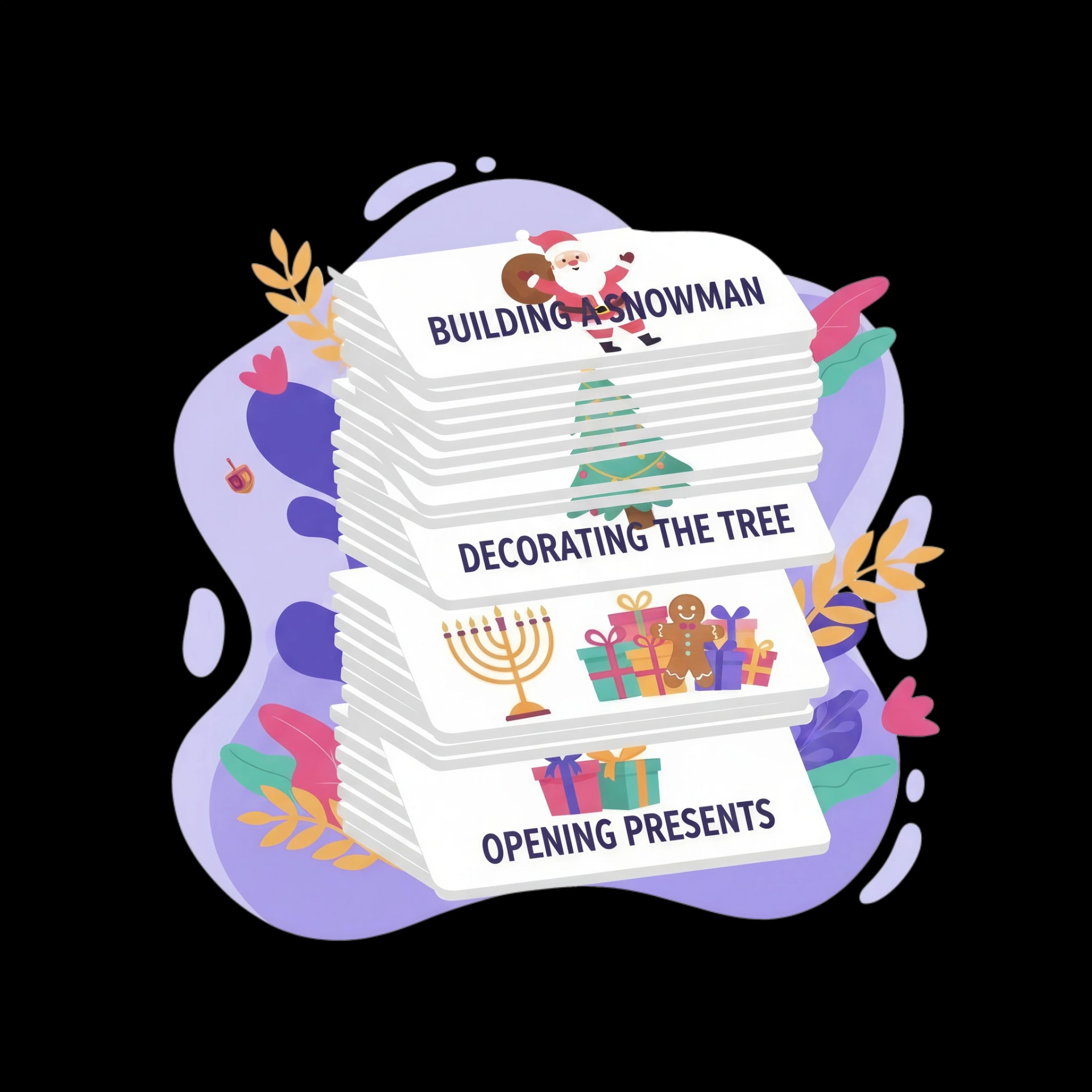 Holiday Charades Cards