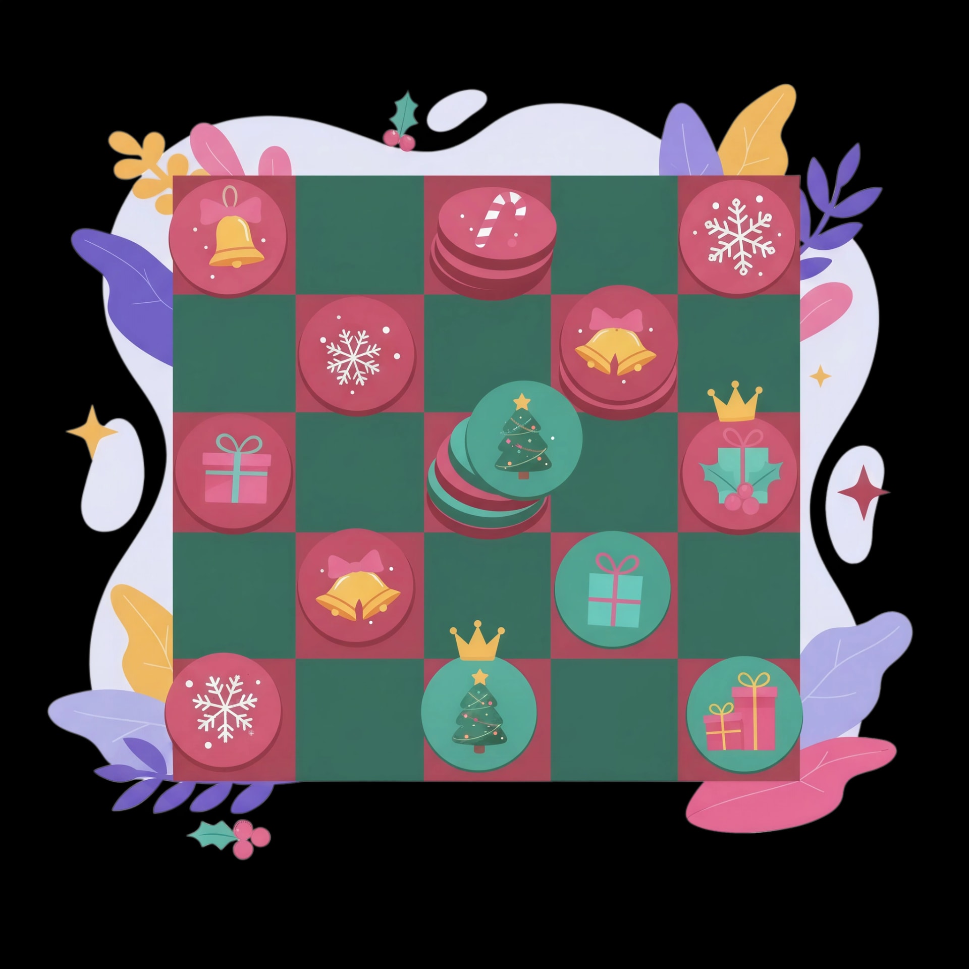 Holiday Checkerboard