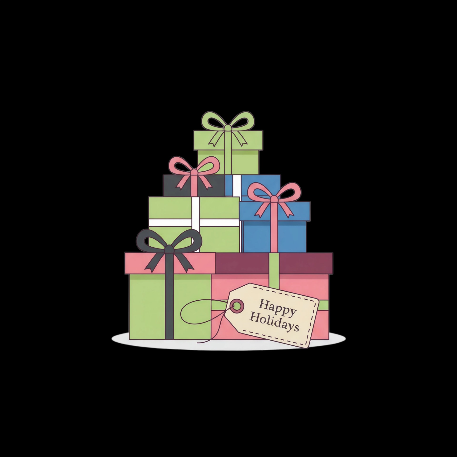 Holiday Gift Stack