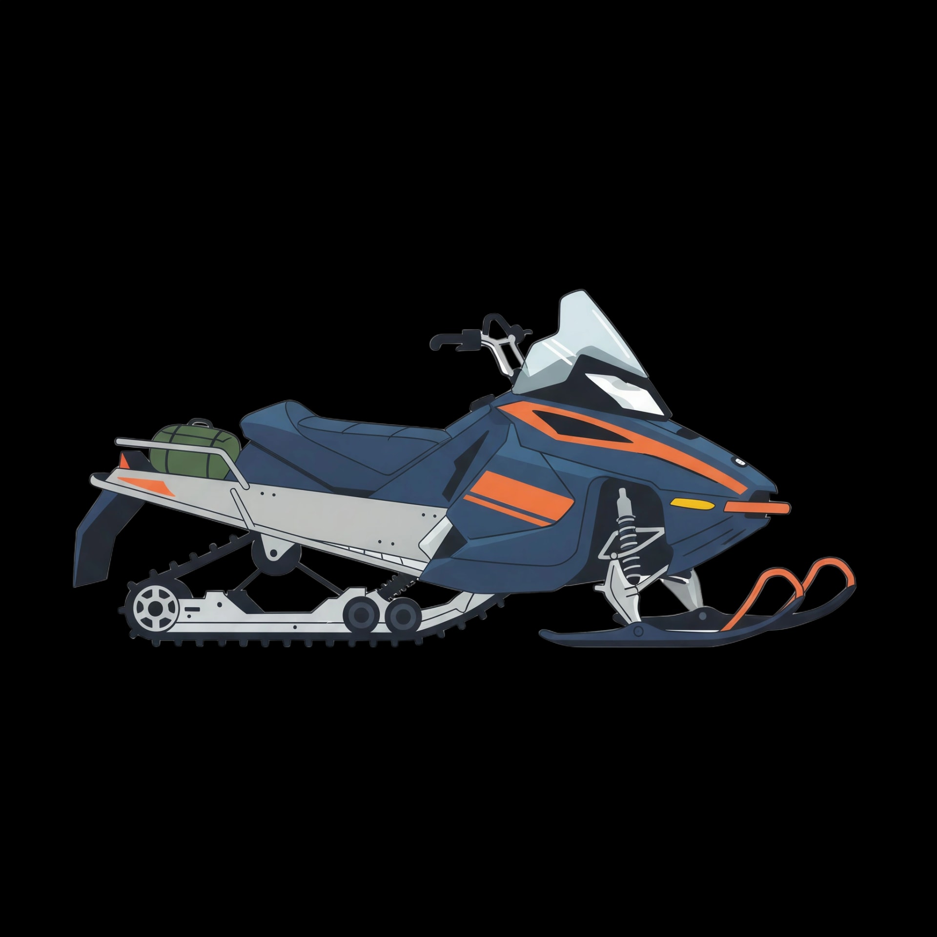 Mountain Snowmobile