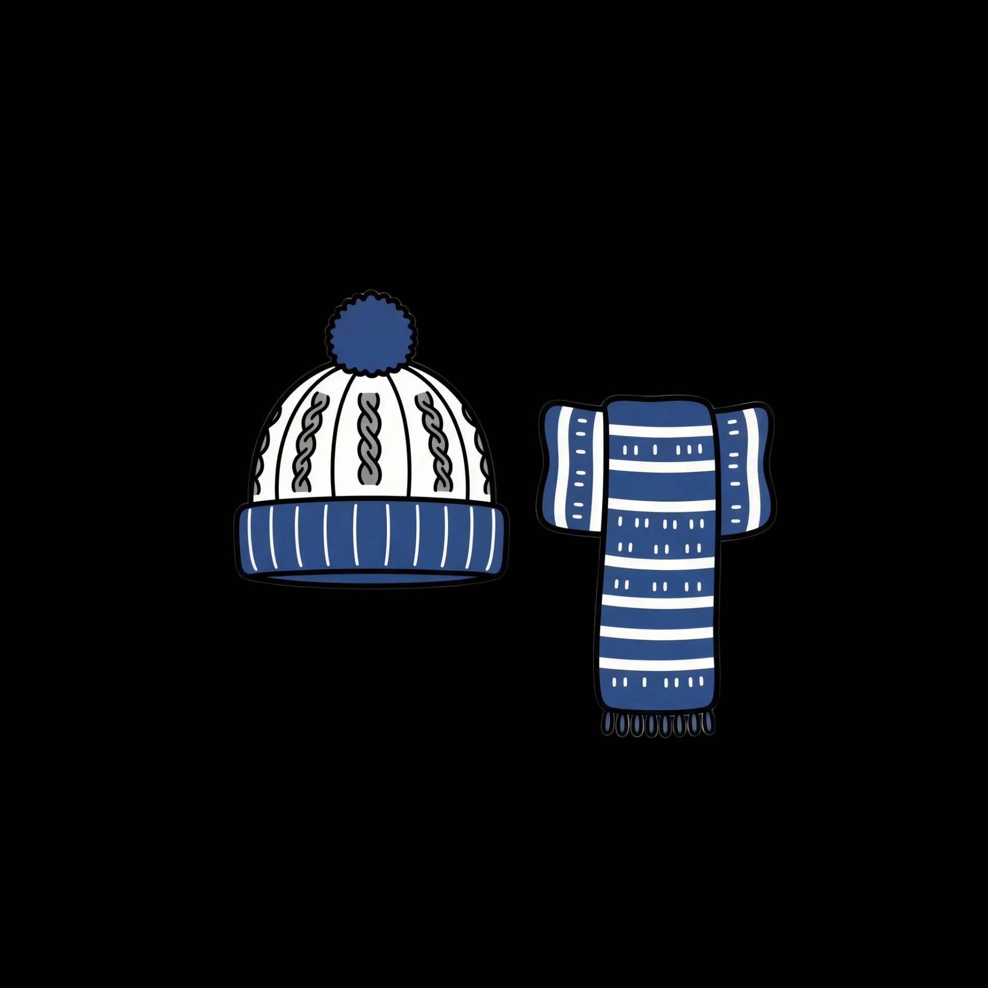 Winter Hat and Scarf