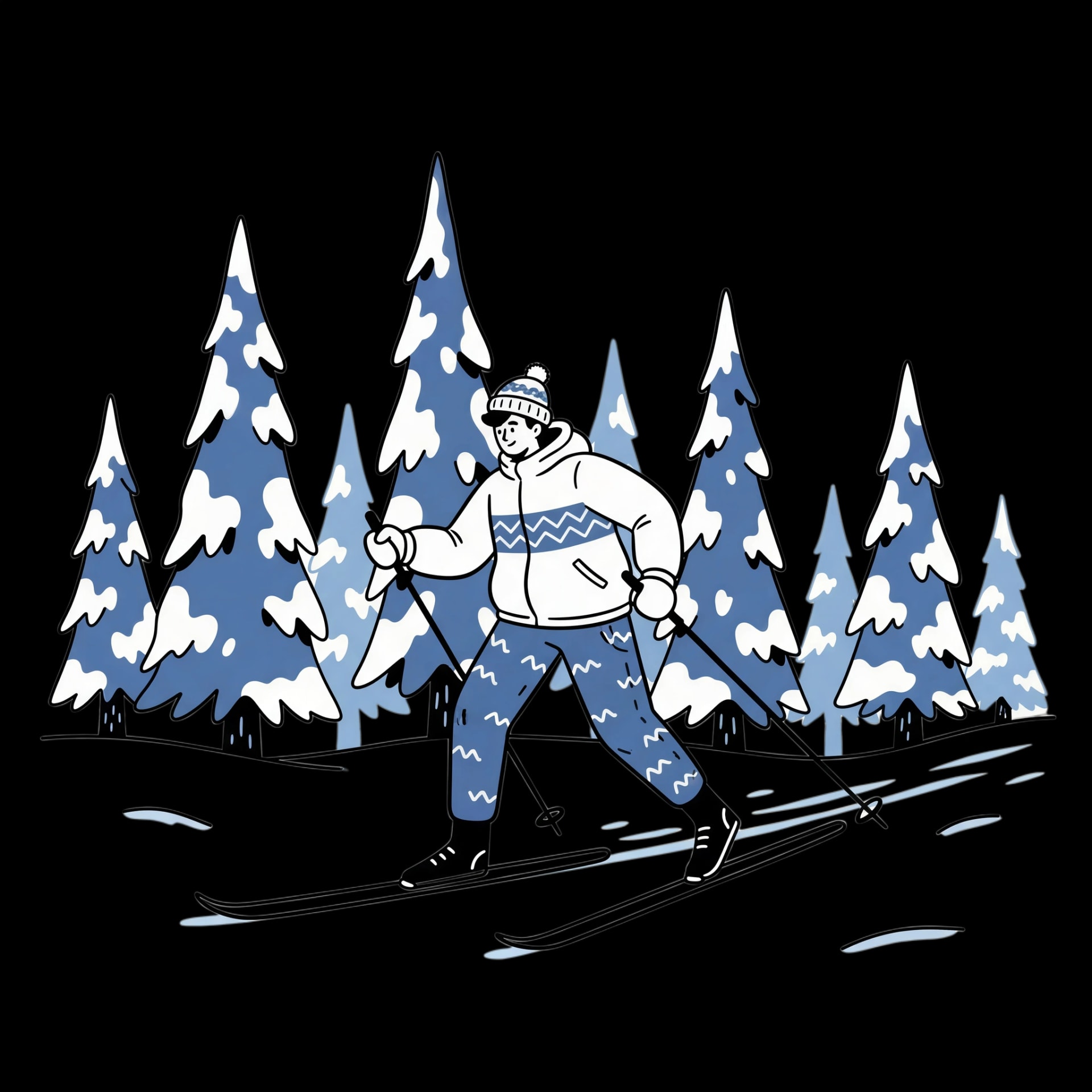 Forest Ski Trail