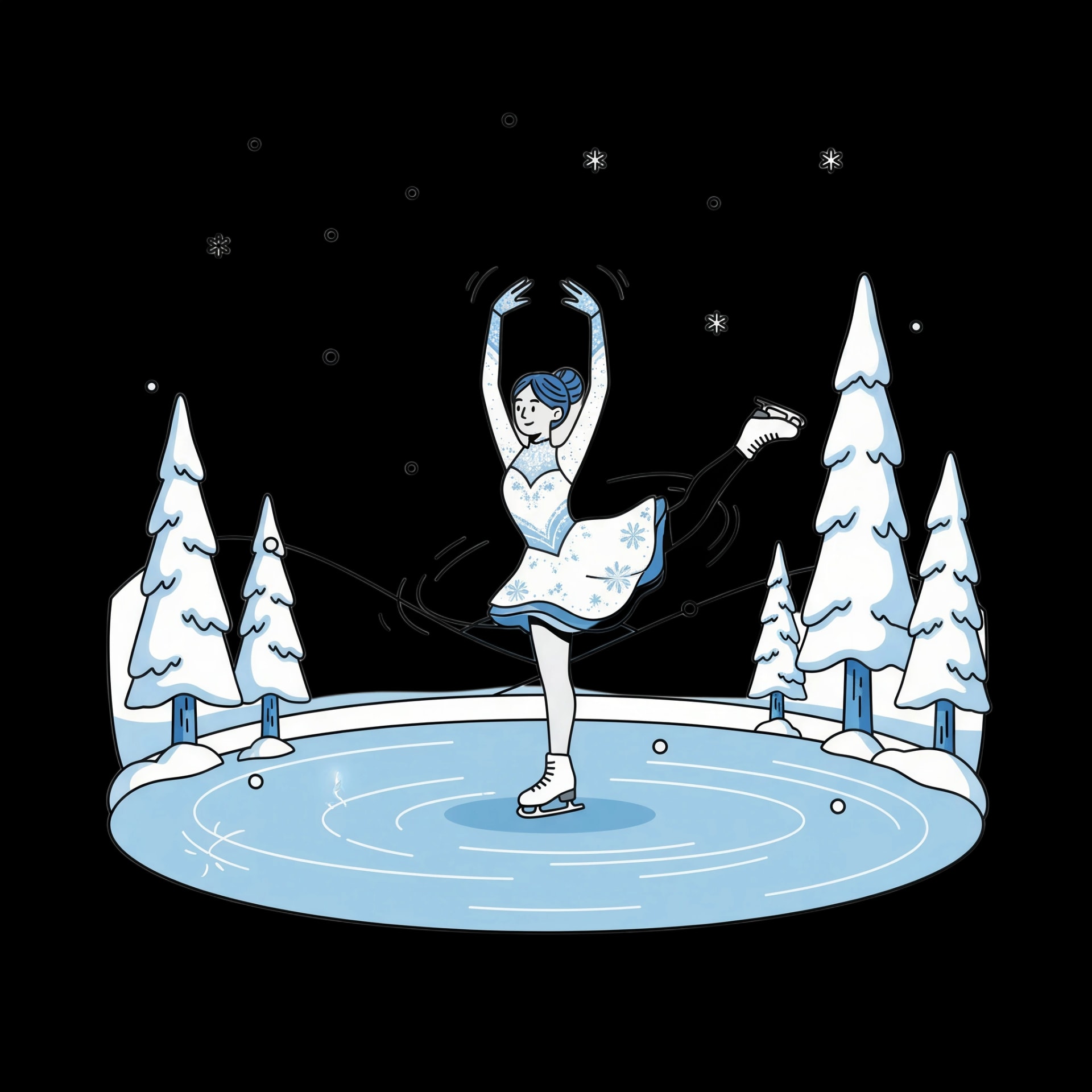 Graceful Figure Skater