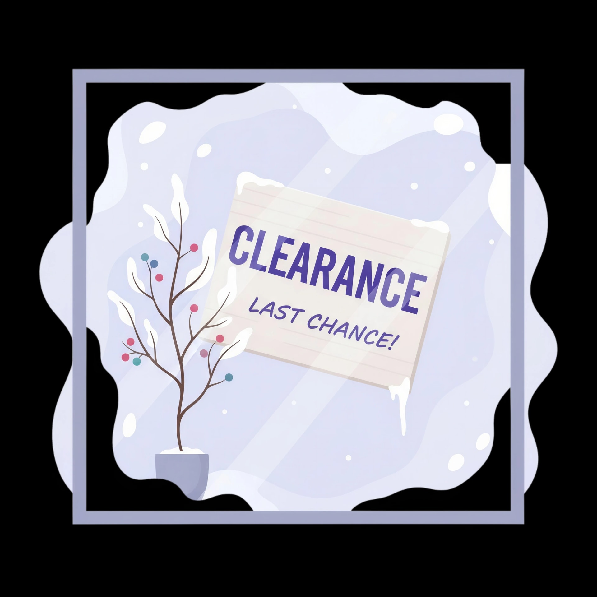 Clearance Window Display