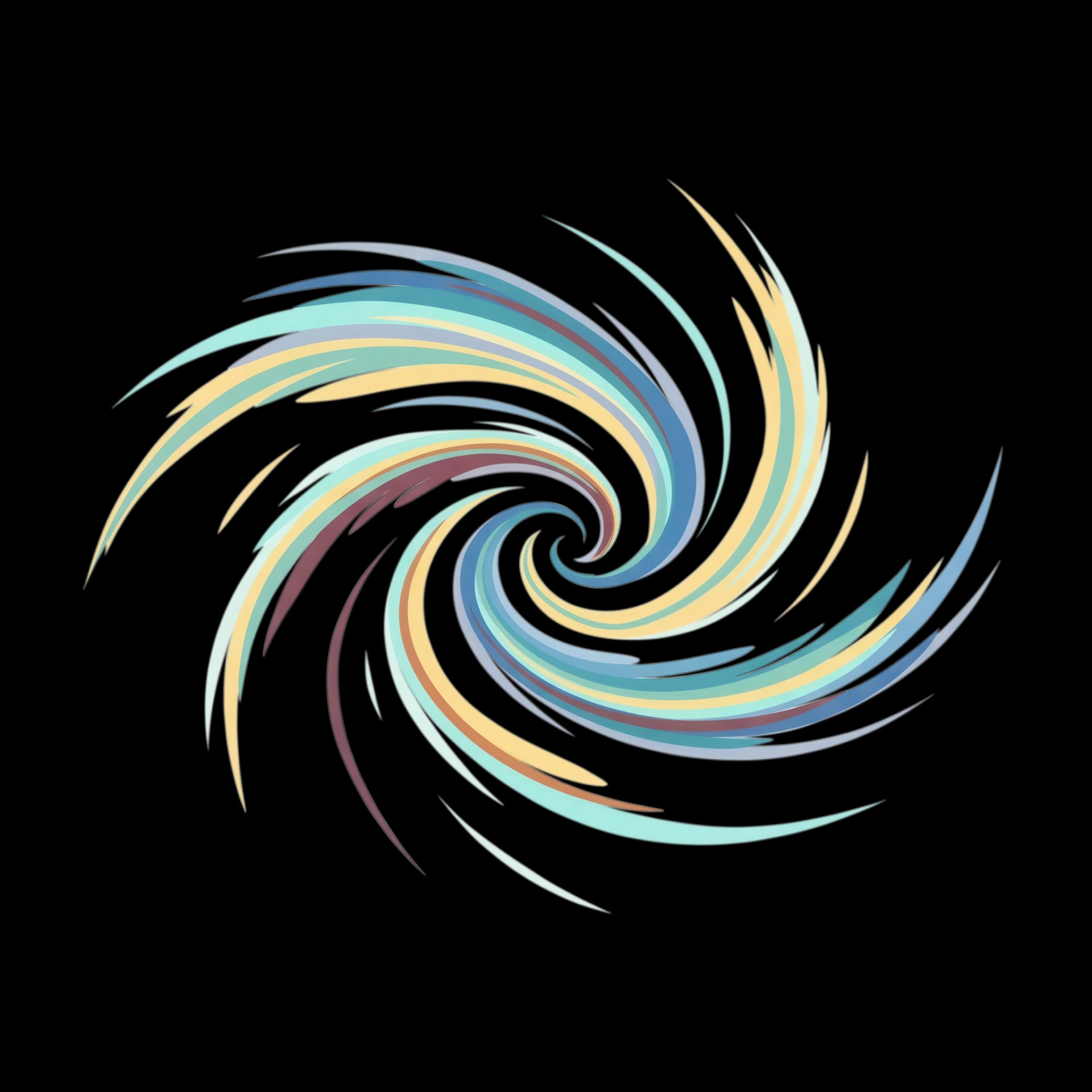 Aurora Inspired Swirl