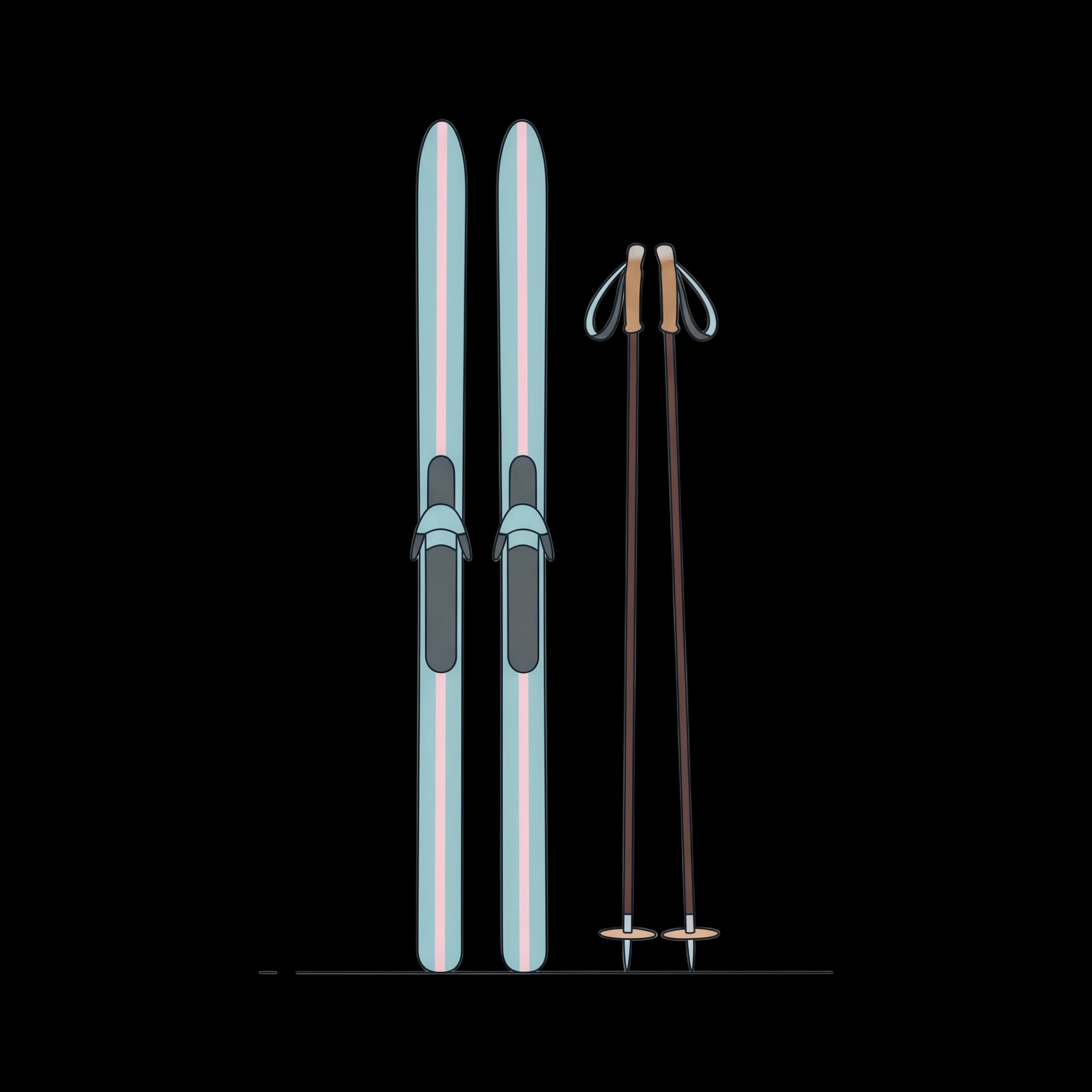 Cross-Country Ski Set
