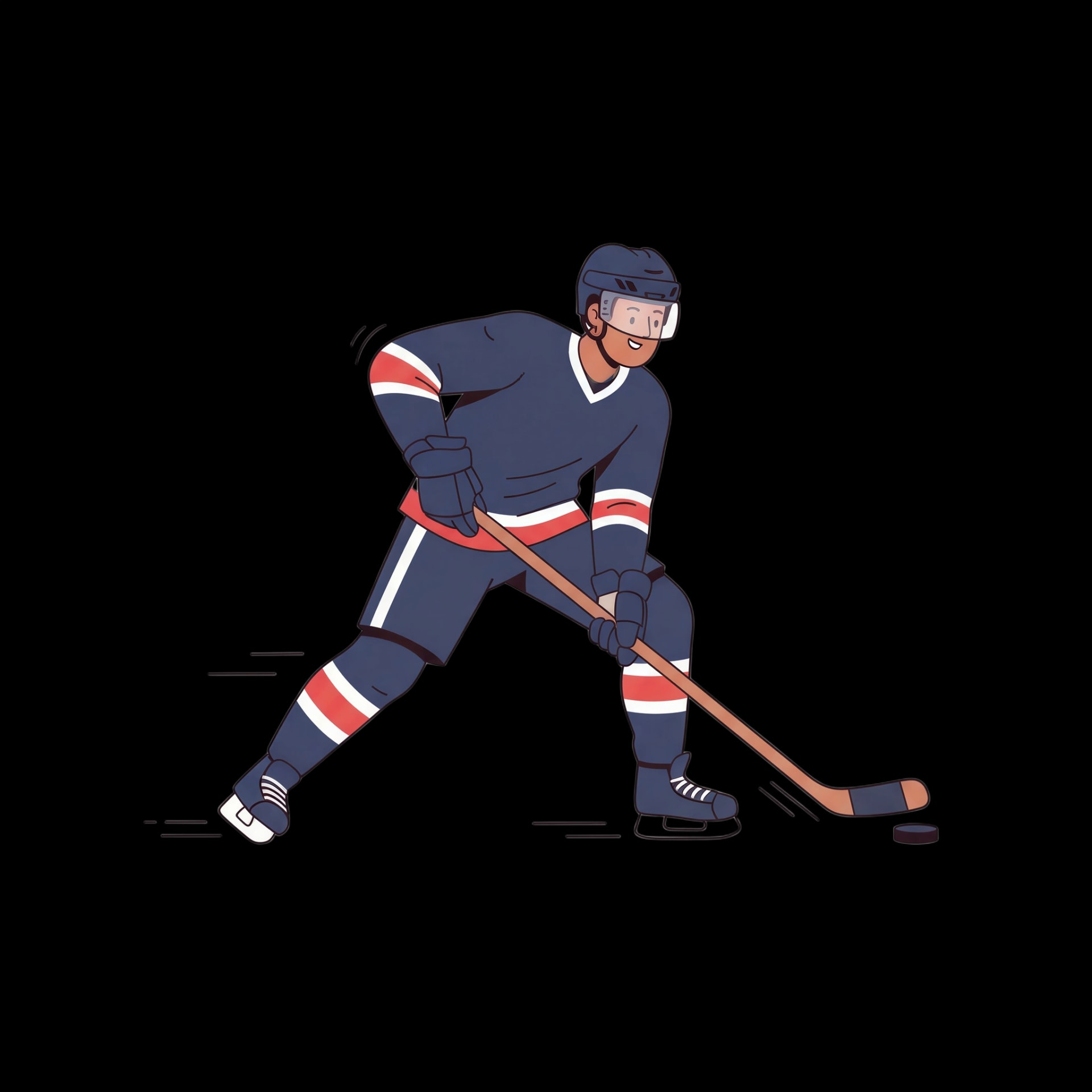 Hockey Player Action