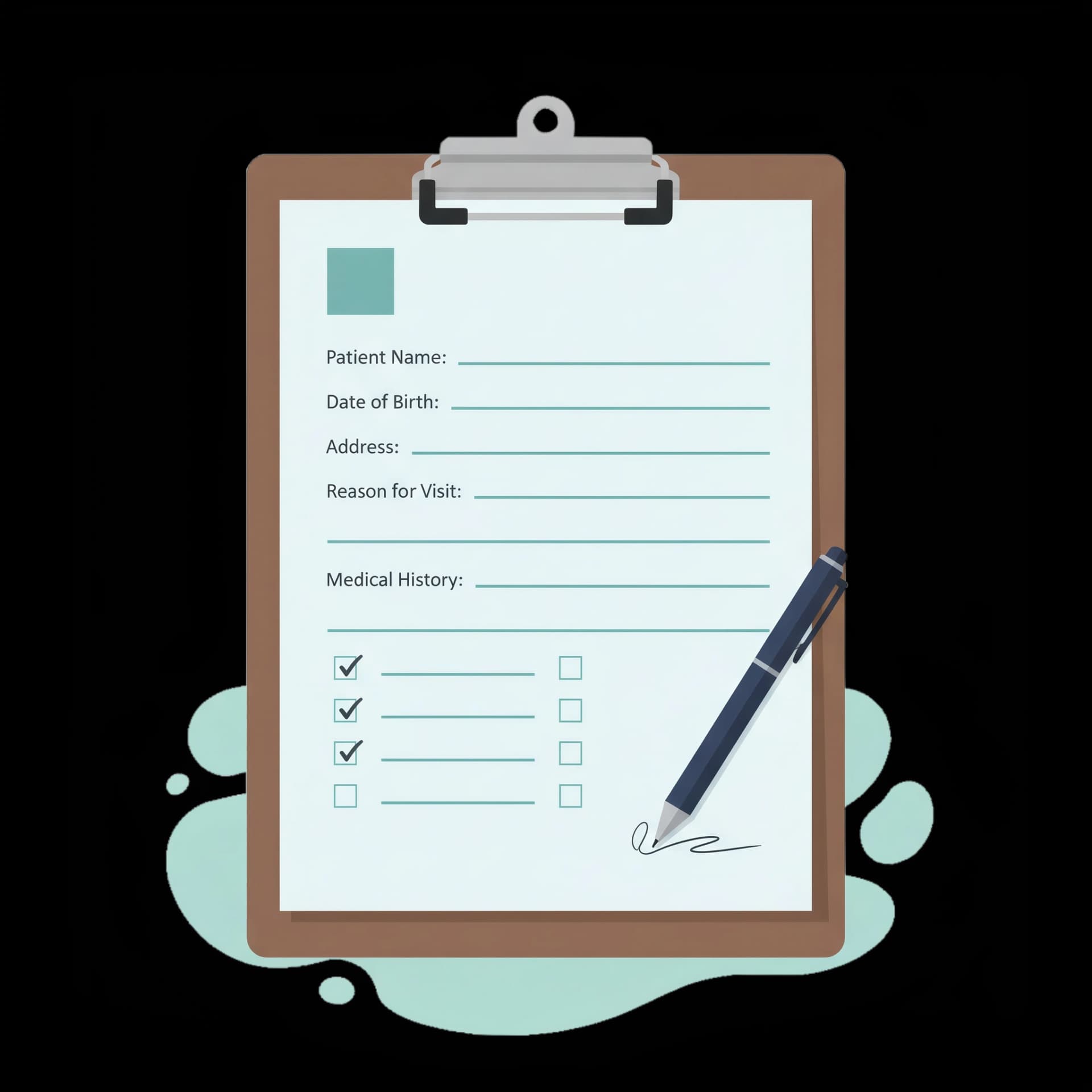Patient Form Clipboard