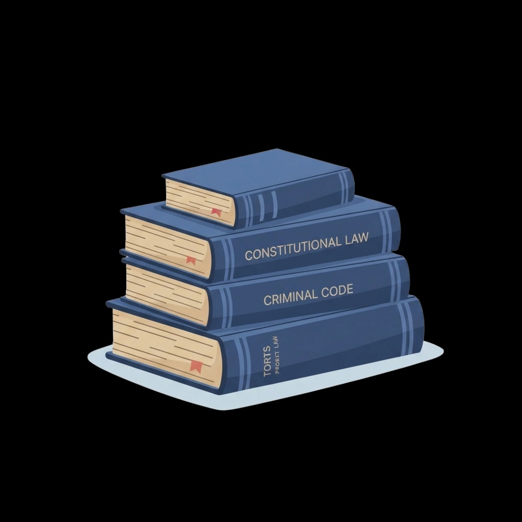 Stacked Law Books