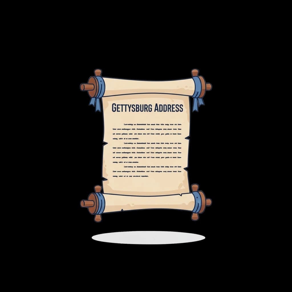 Gettysburg Address Scroll