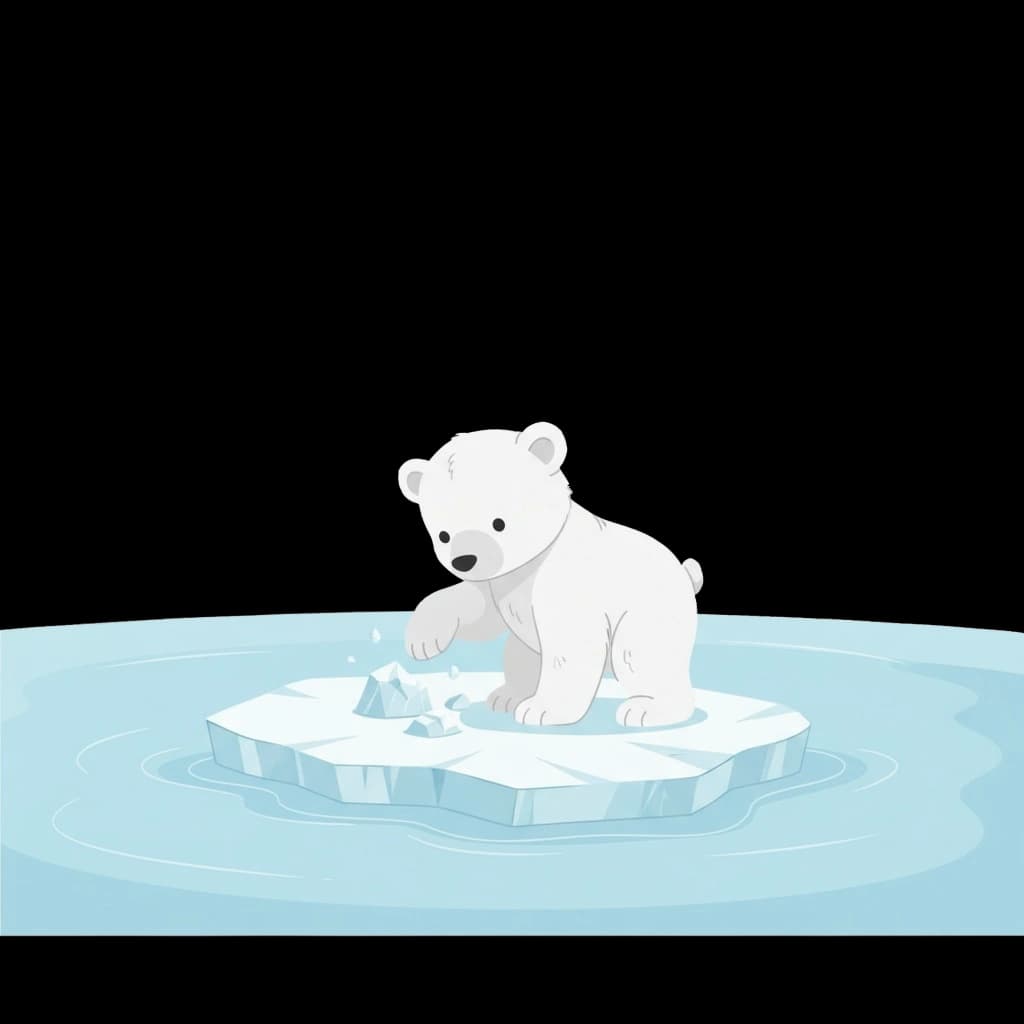 Playful Polar Bear Cub