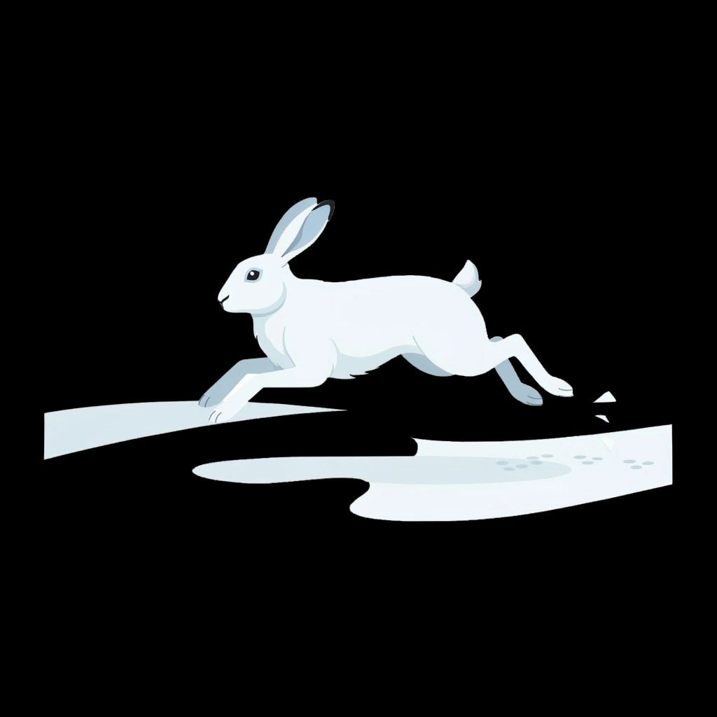 Arctic Hare Leap